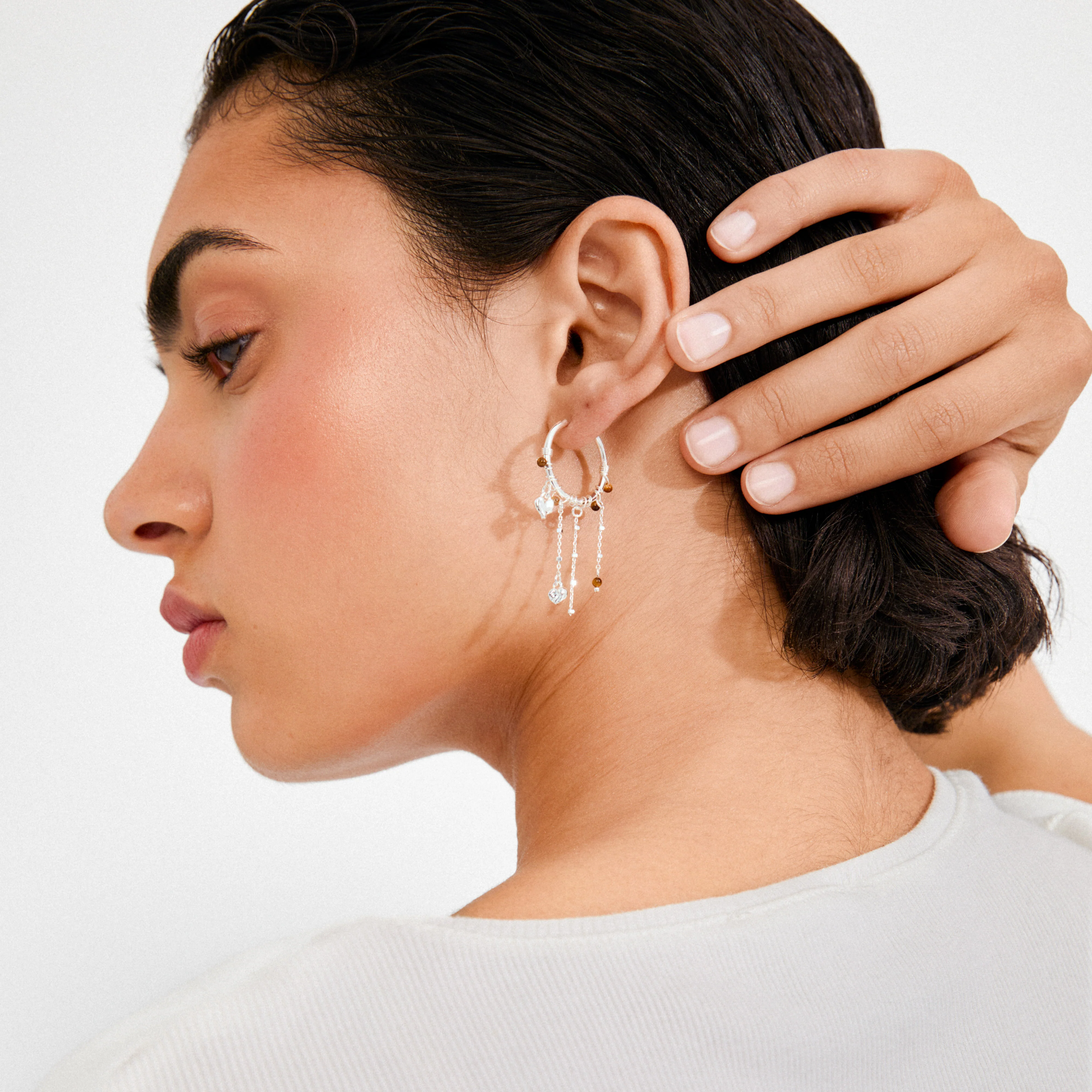 MYLAN earrings silver-plated - Image 3