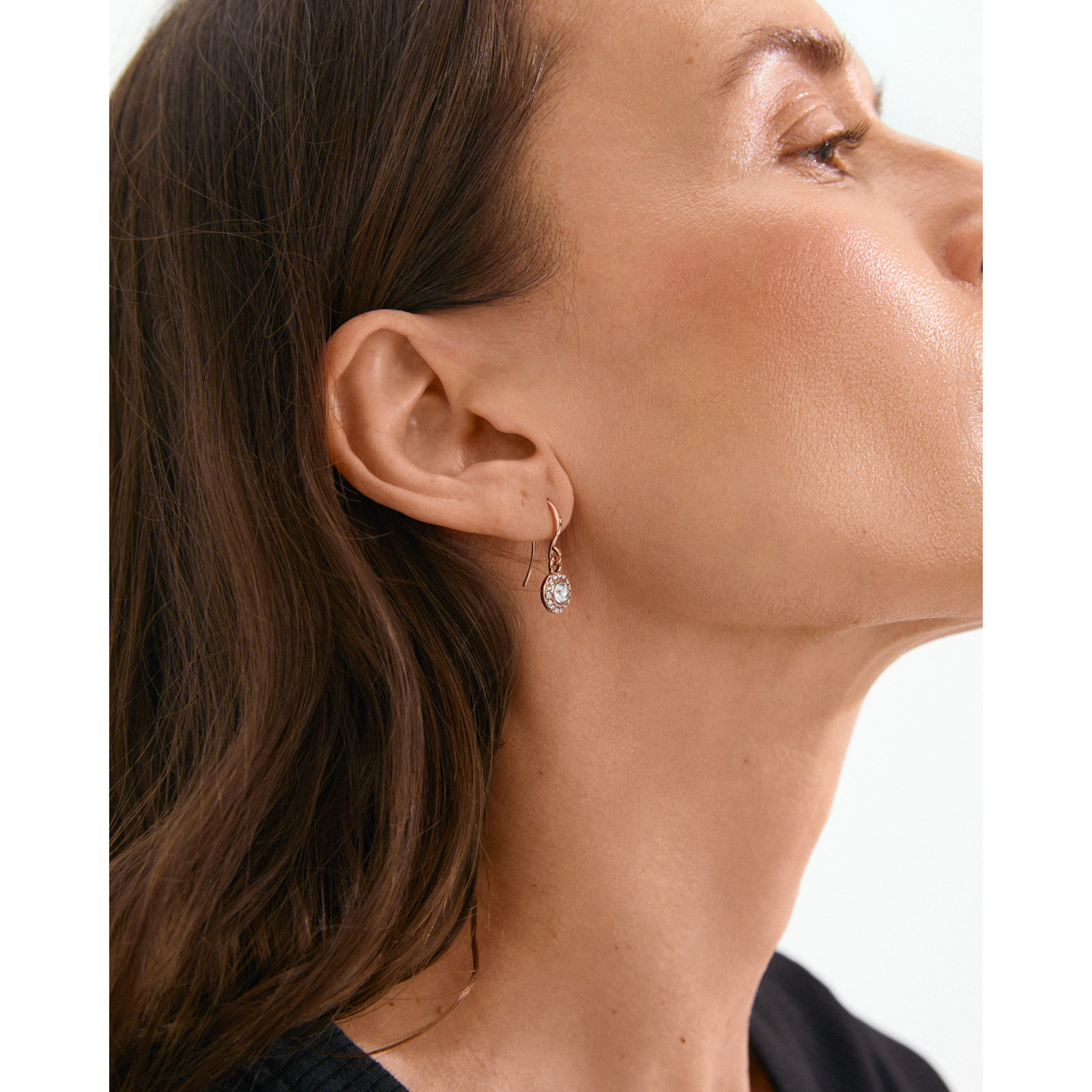 CLEMENTINE crystal earrings rosegold-plated - Image 3
