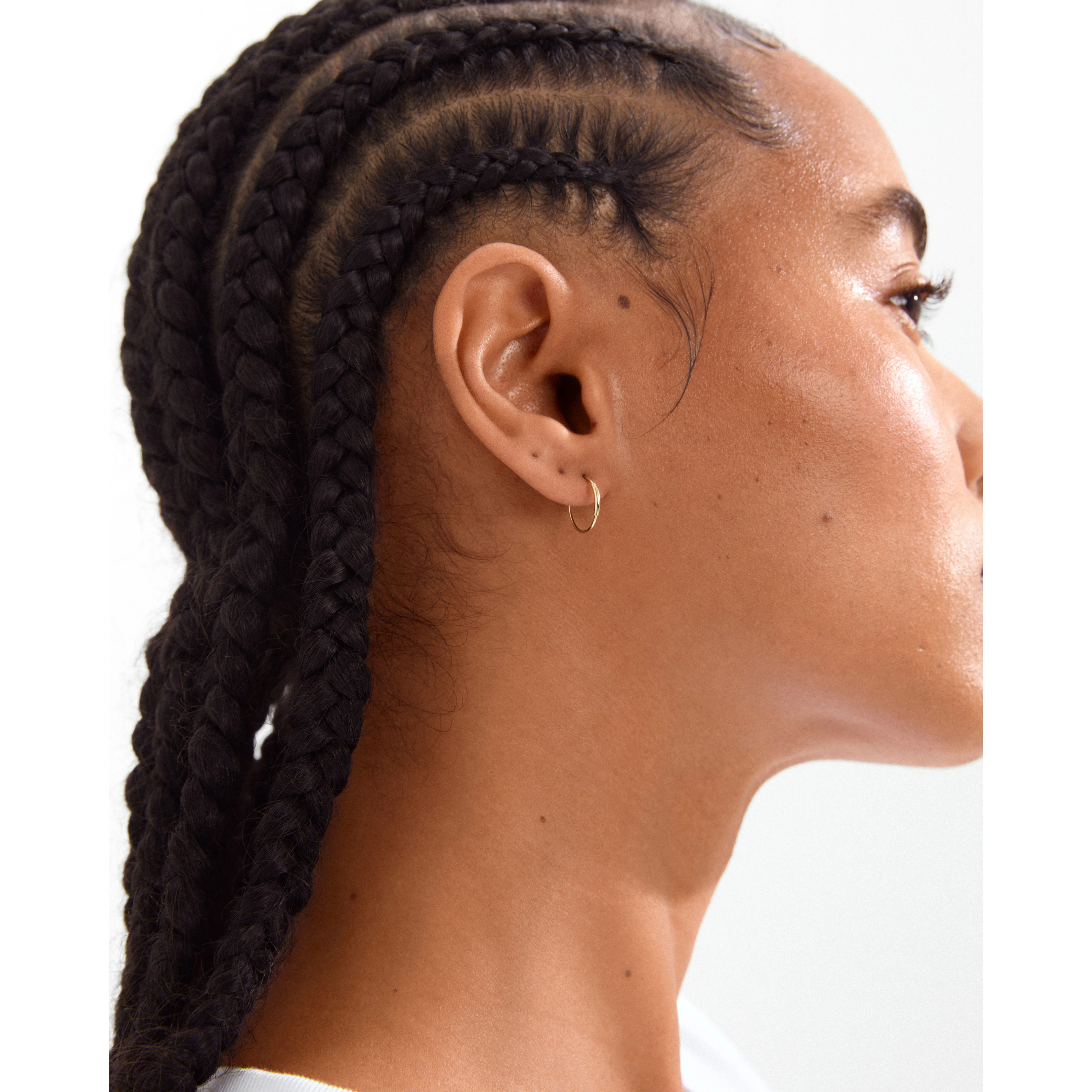 RAQUEL x-small hoop earrings gold-plated - Image 3