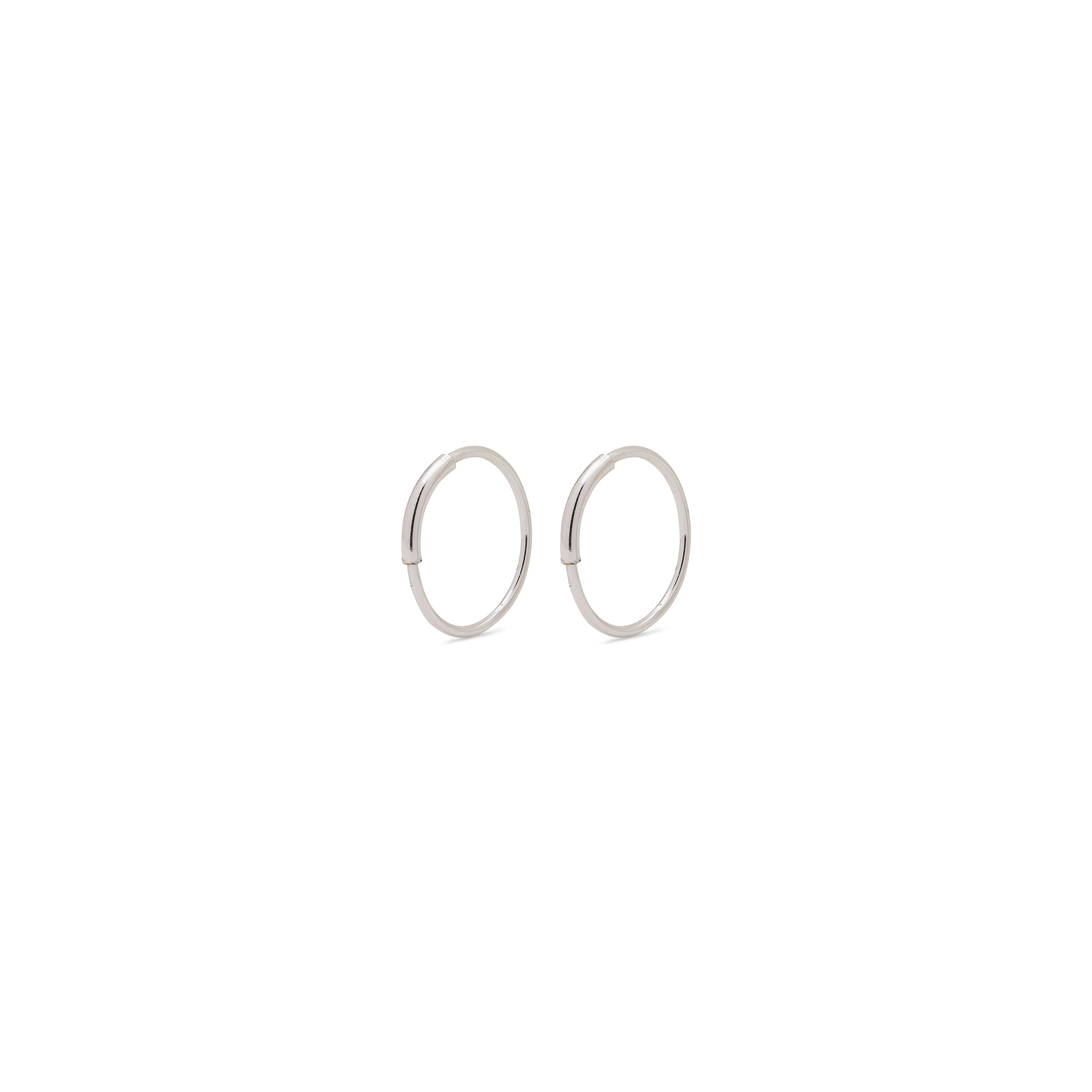 RAQUEL x-small hoop earrings silver-plated