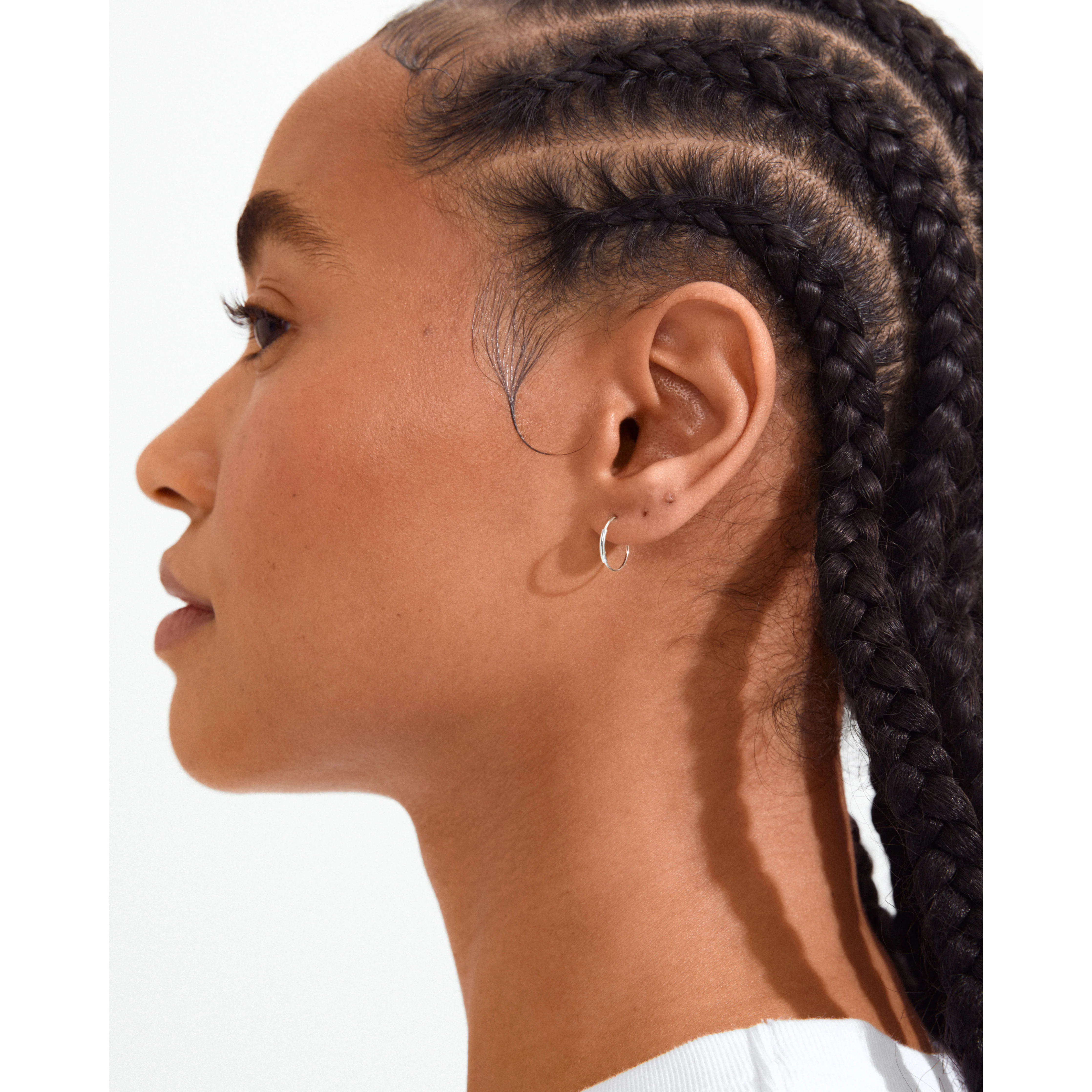 RAQUEL x-small hoop earrings silver-plated - Image 2