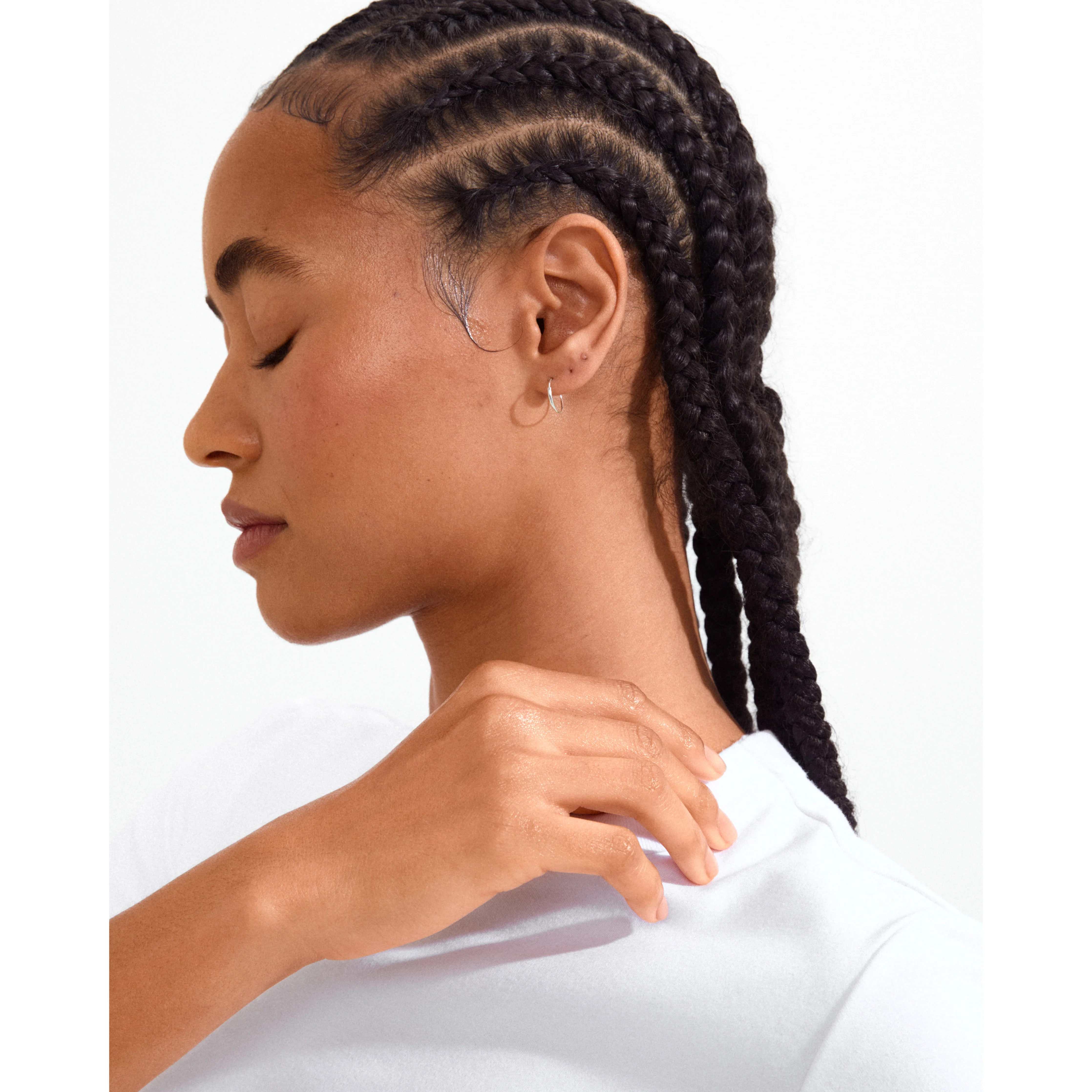 RAQUEL x-small hoop earrings silver-plated - Image 3