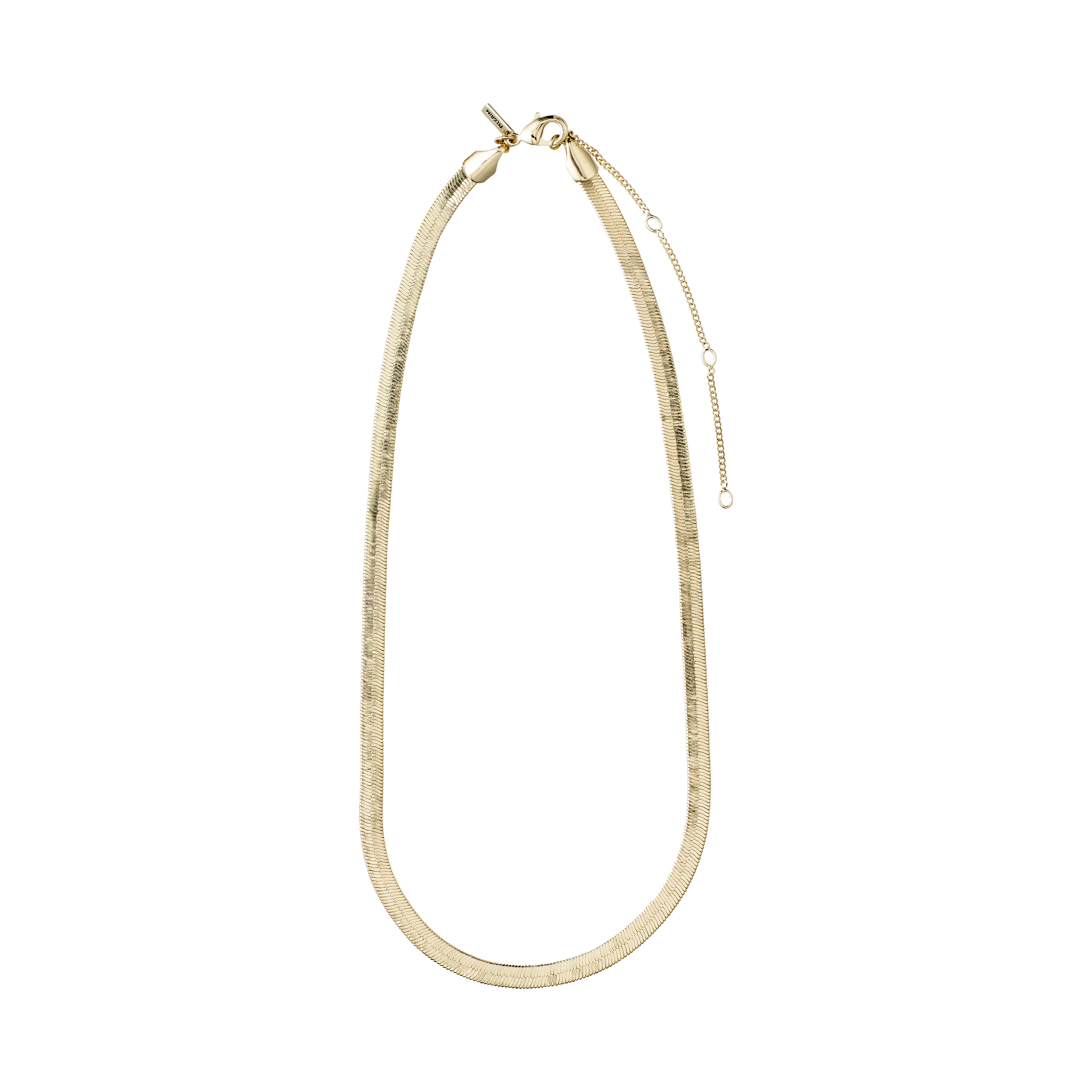 NOREEN flat snakechain necklace gold-plated - Image 5