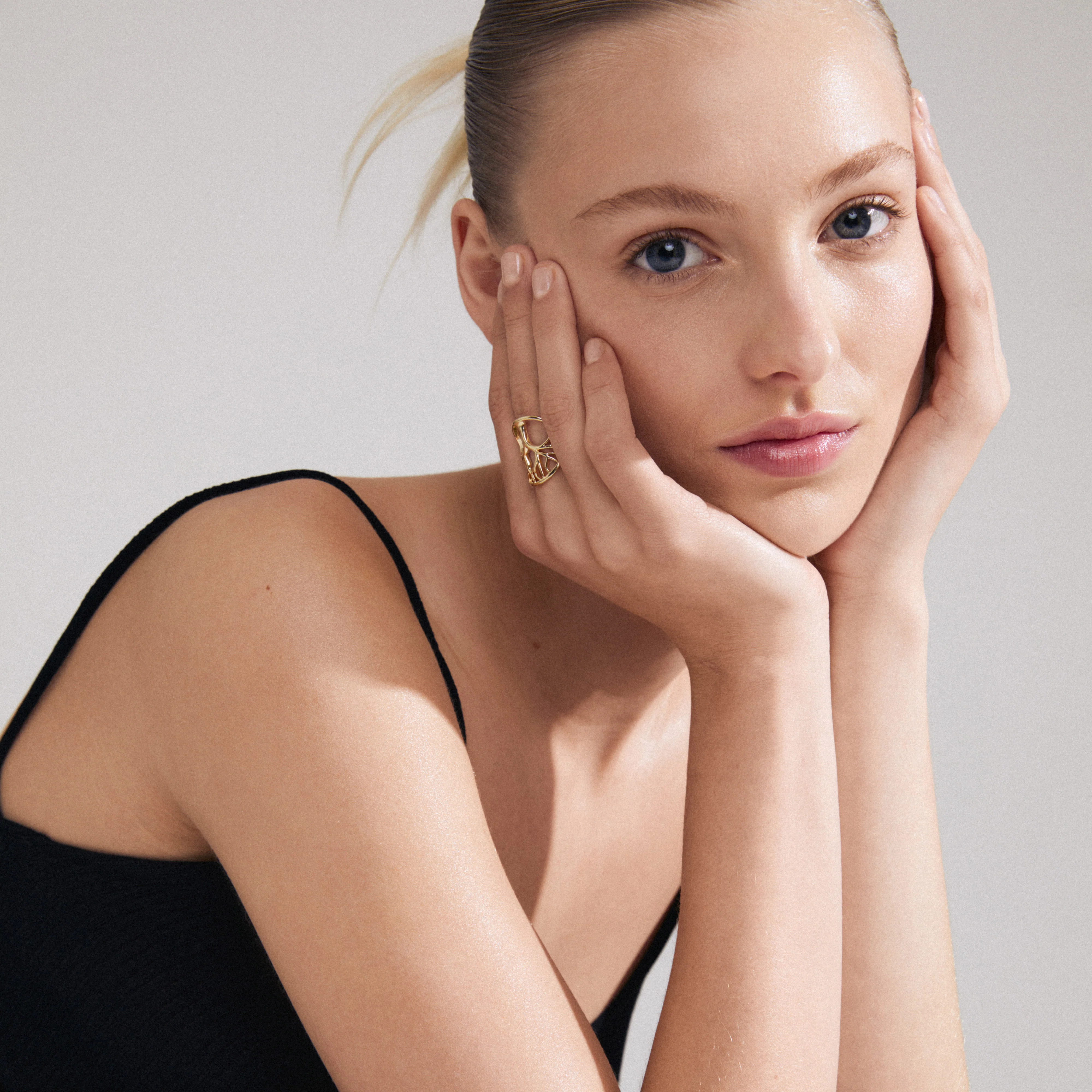 ALIA ring gold-plated - Image 2