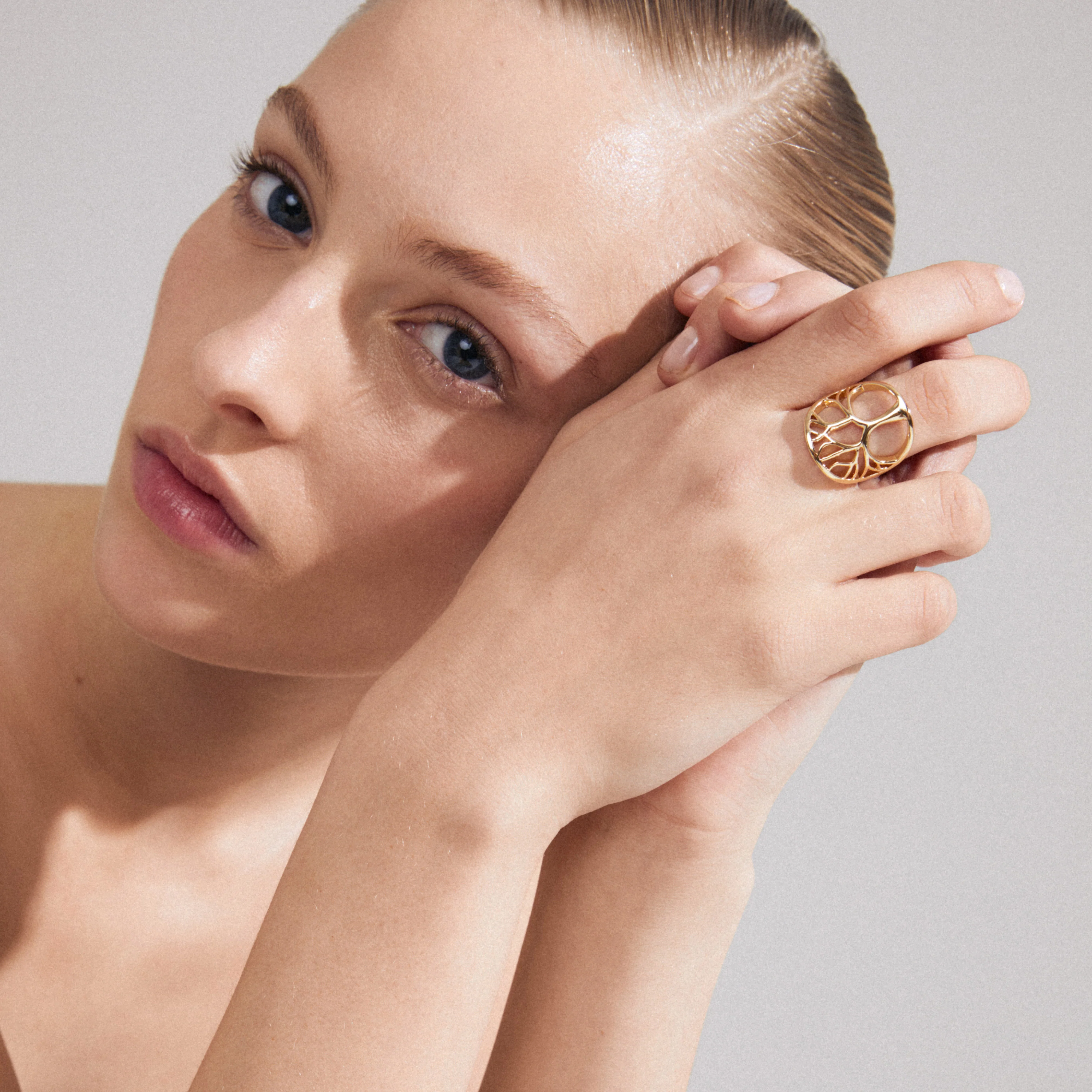 ALIA ring gold-plated - Image 3