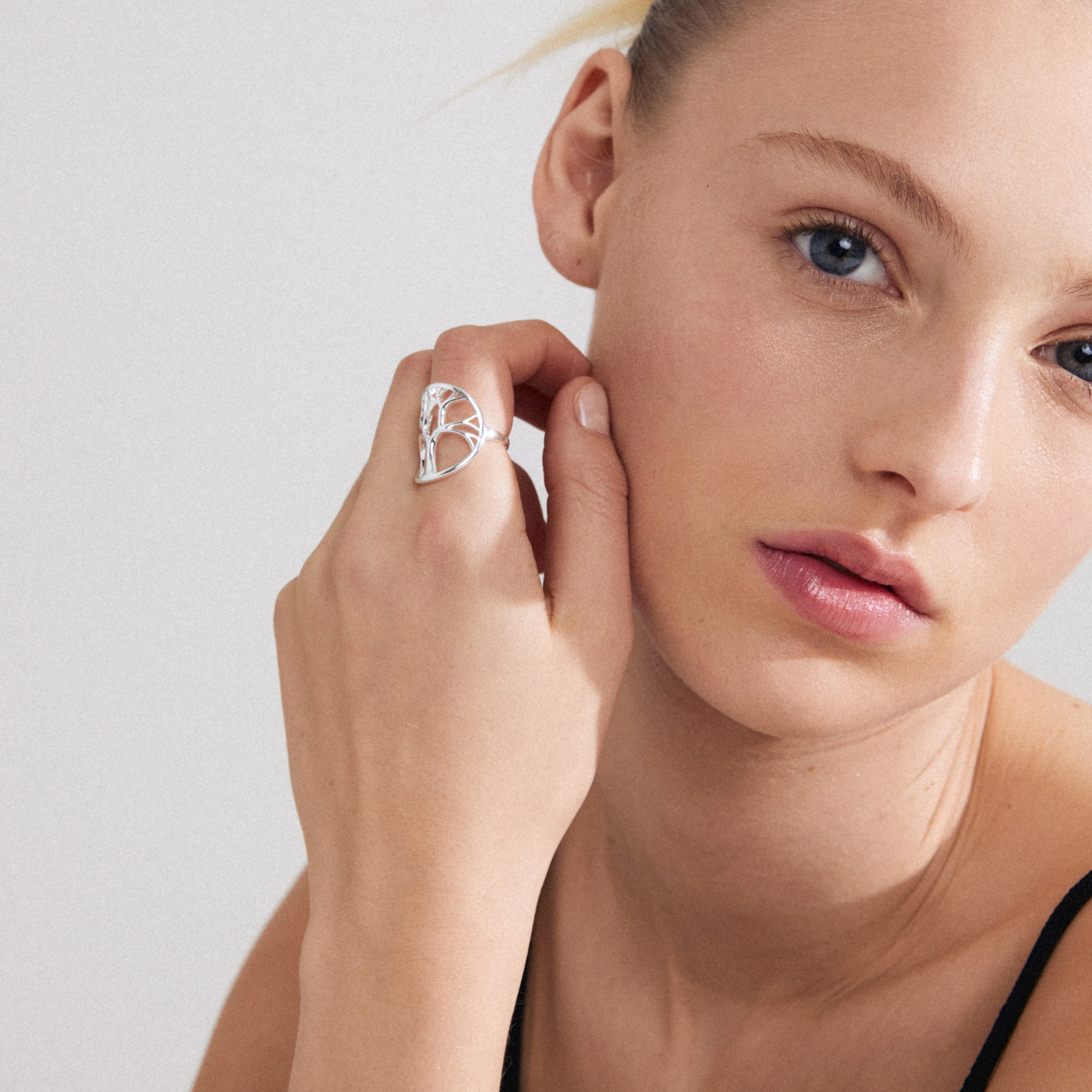 ALIA ring silver-plated - Image 3