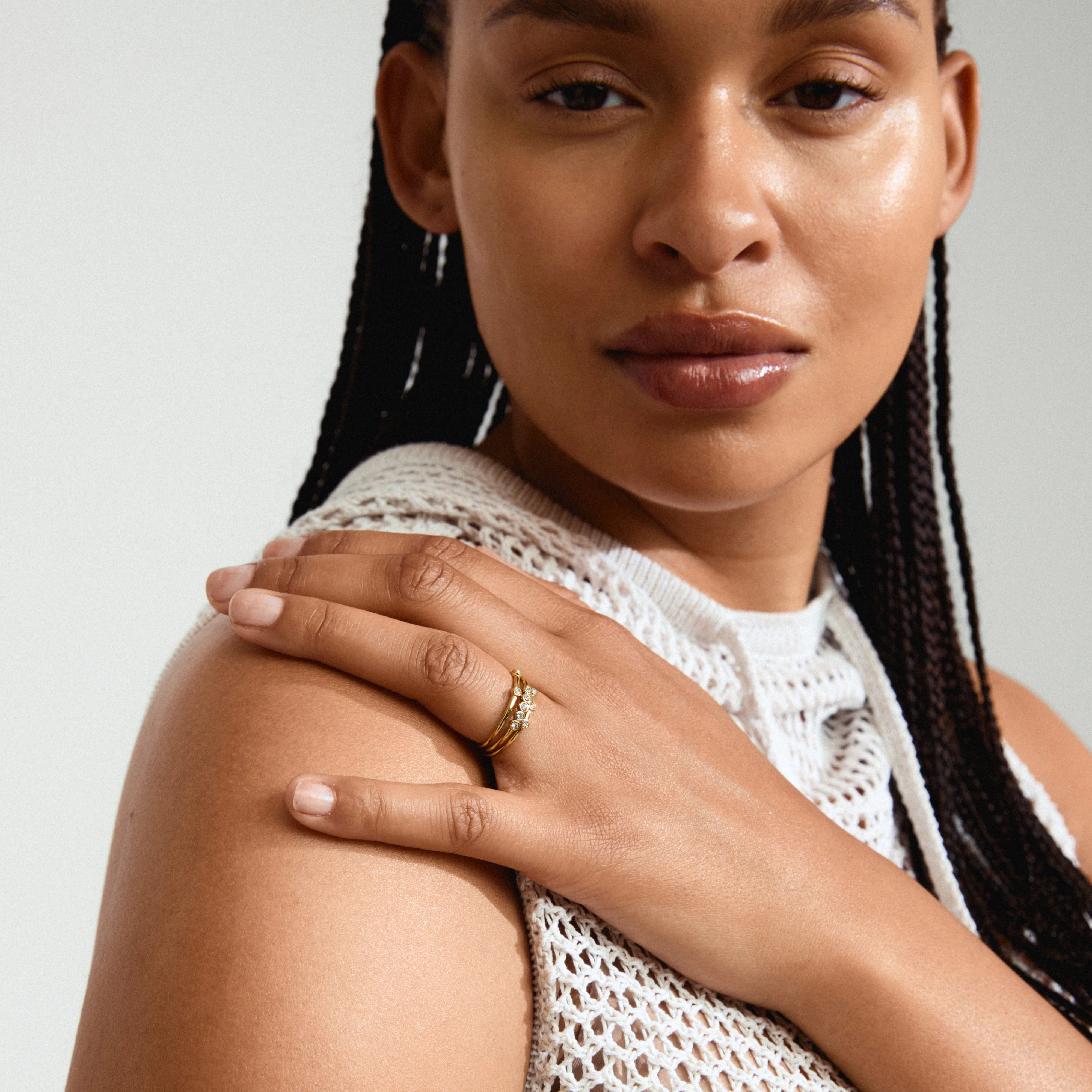 SLOAN rings 3-in-1 set gold-plated - Image 2
