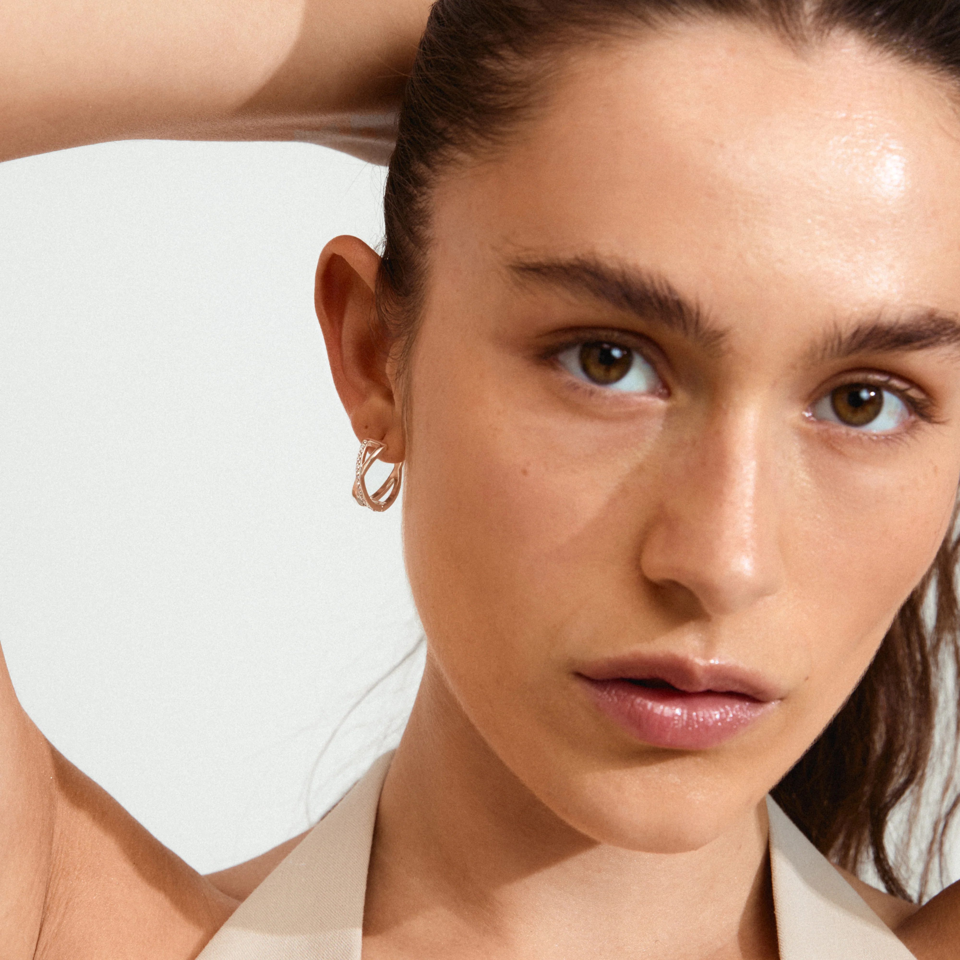 KIRA earrings silver-plated - Image 2