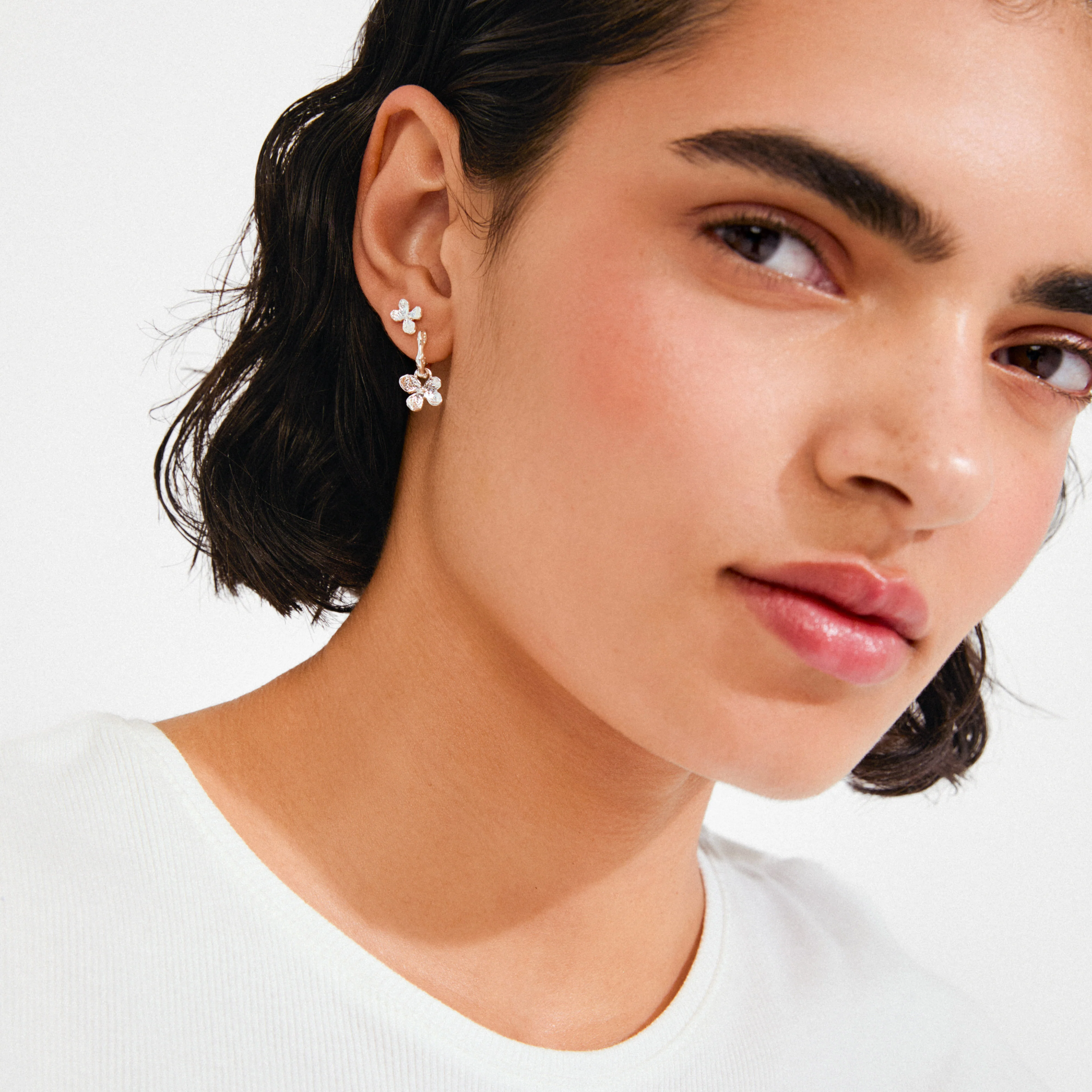 AJANI earrings 2-in-1 set, silver-plated - Image 3