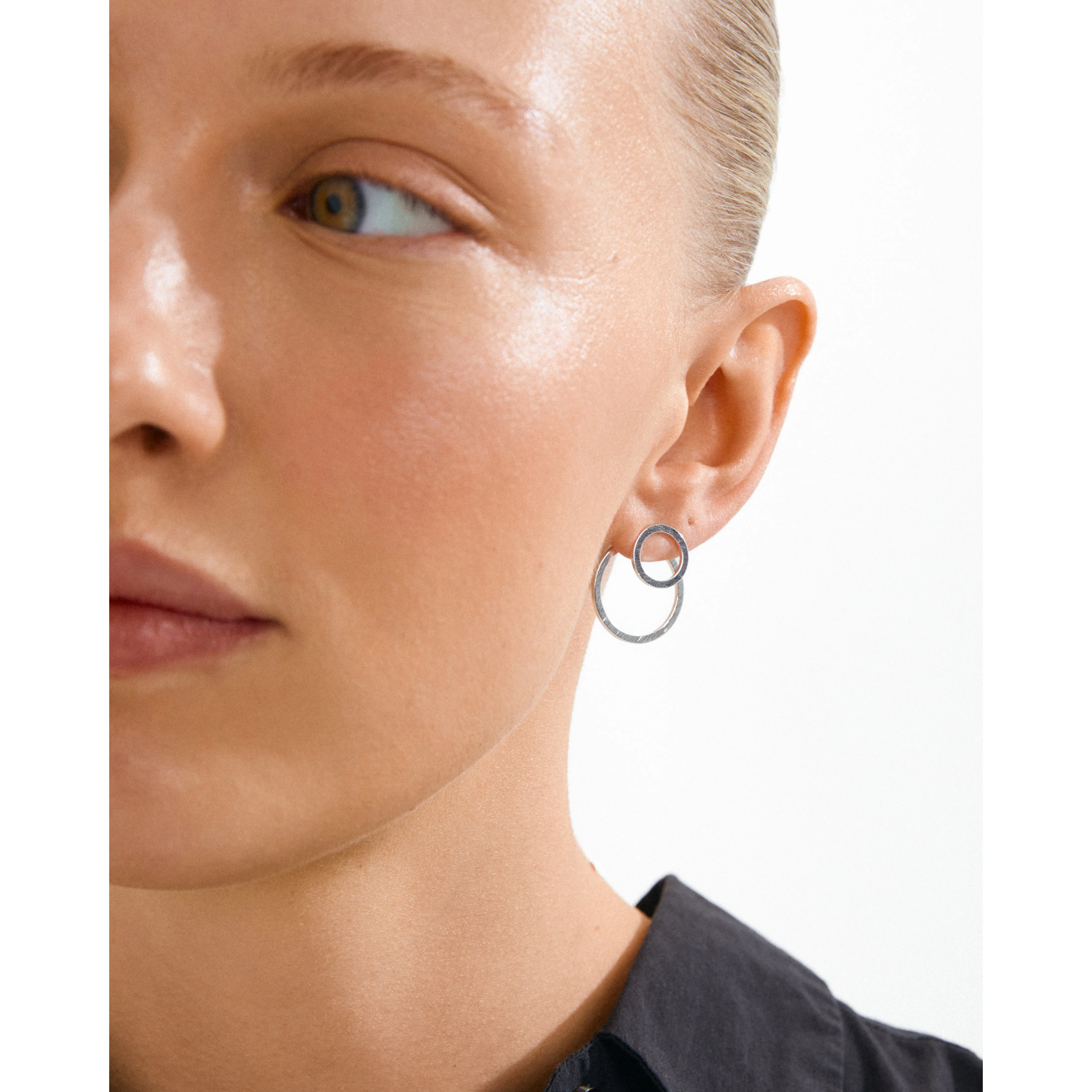 ZOOEY 2-in-1 earrings silver-plated - Image 3