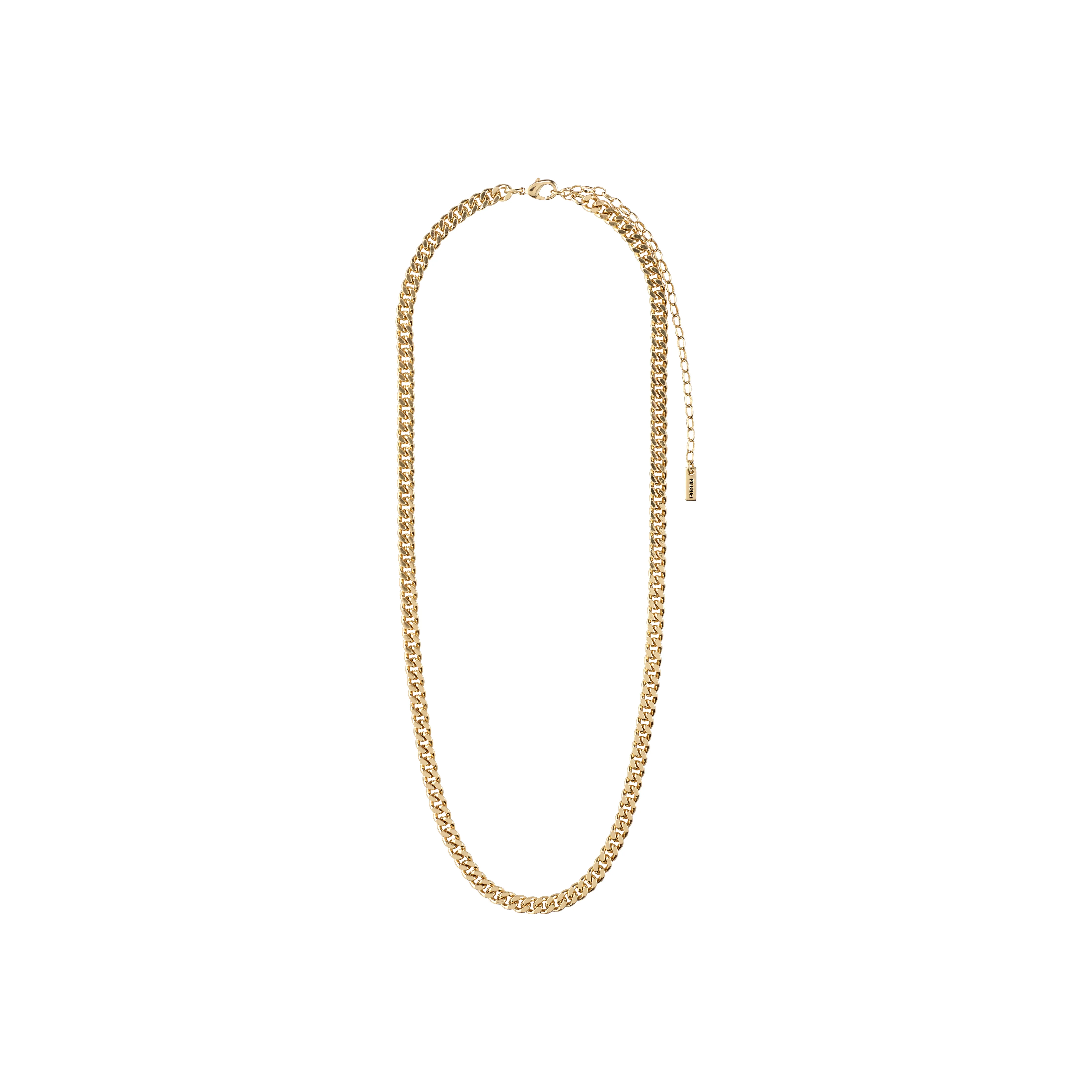 FUCHSIA curb chain necklace gold-plated - Image 6