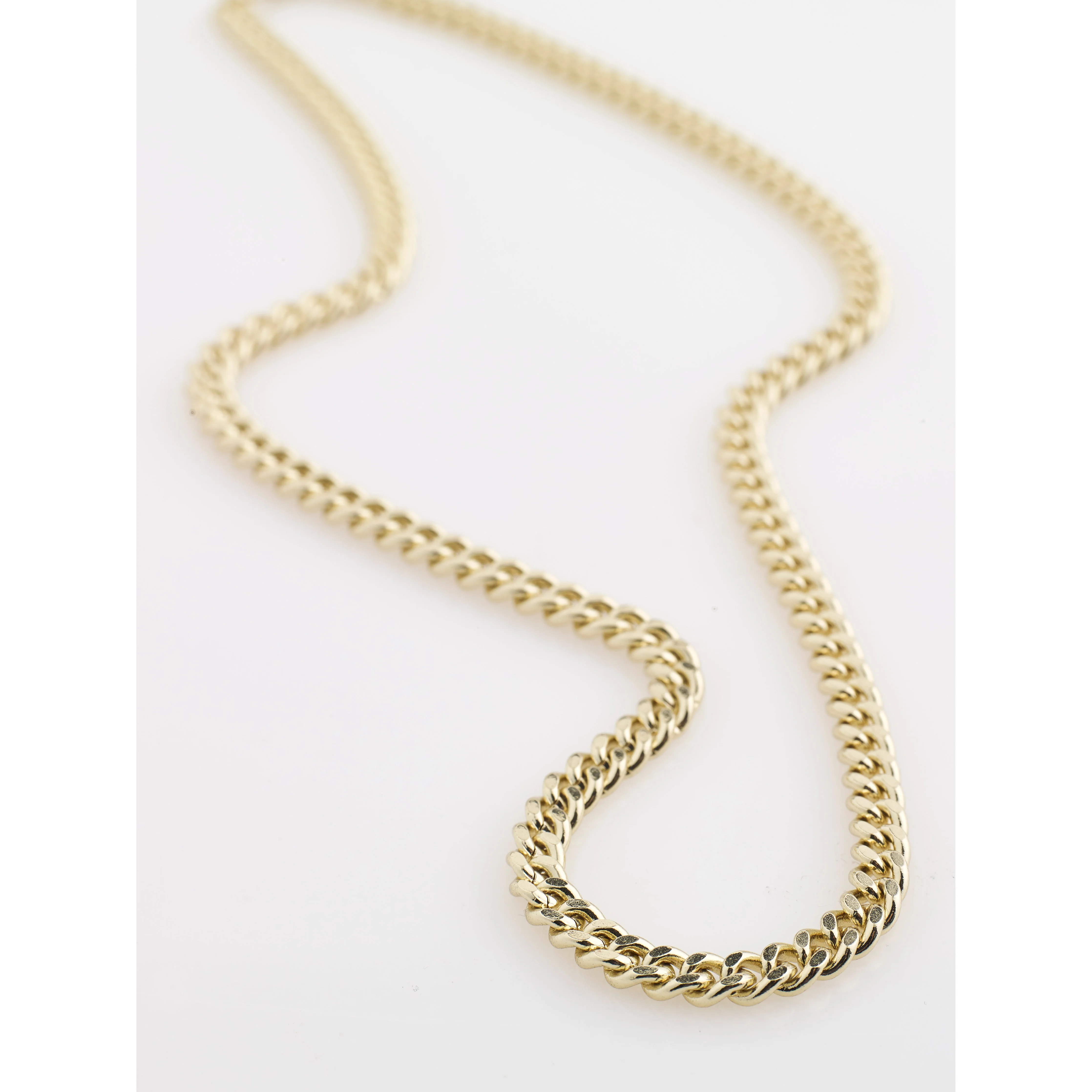 FUCHSIA curb chain necklace gold-plated - Image 7