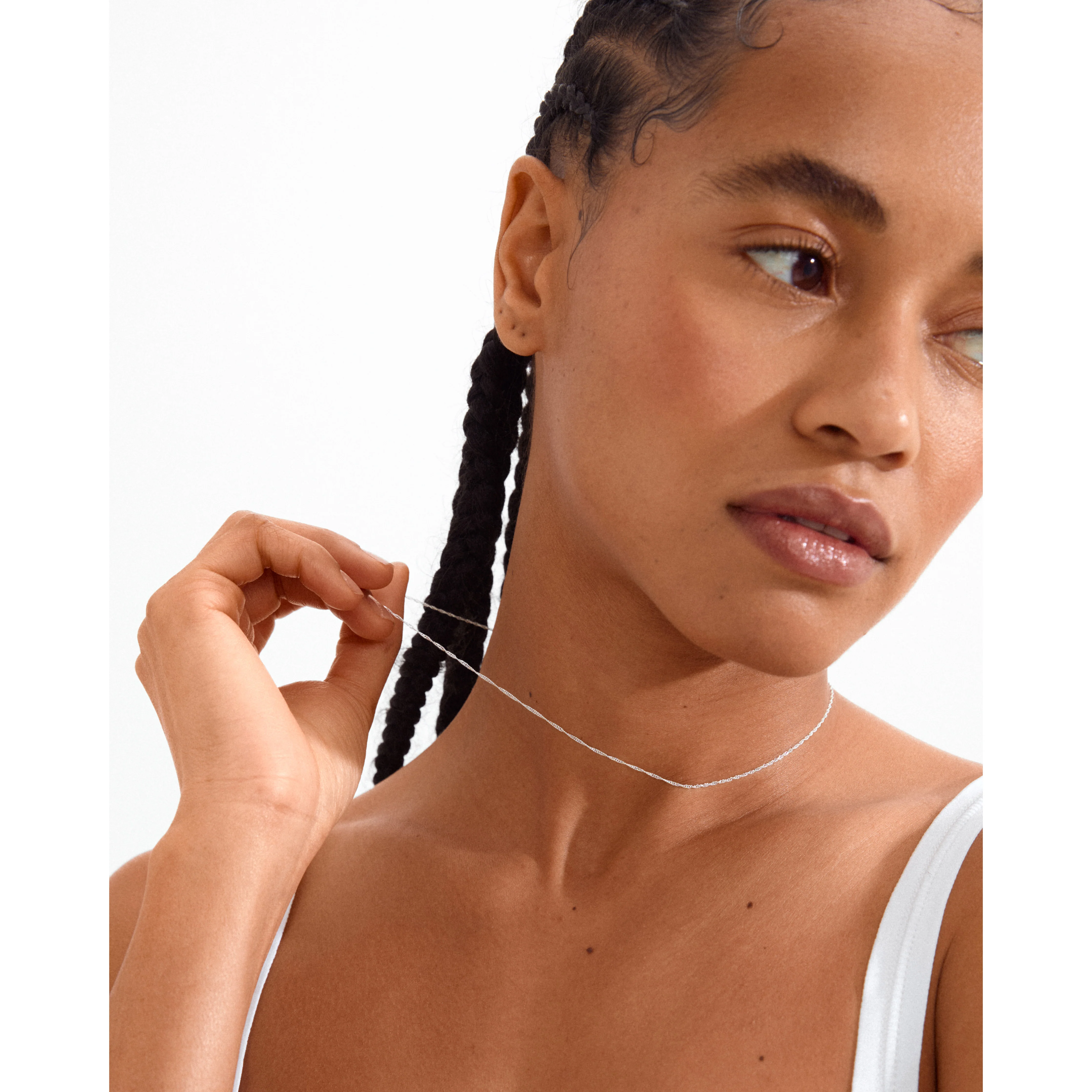 PERI twirl necklace silver-plated - Image 4