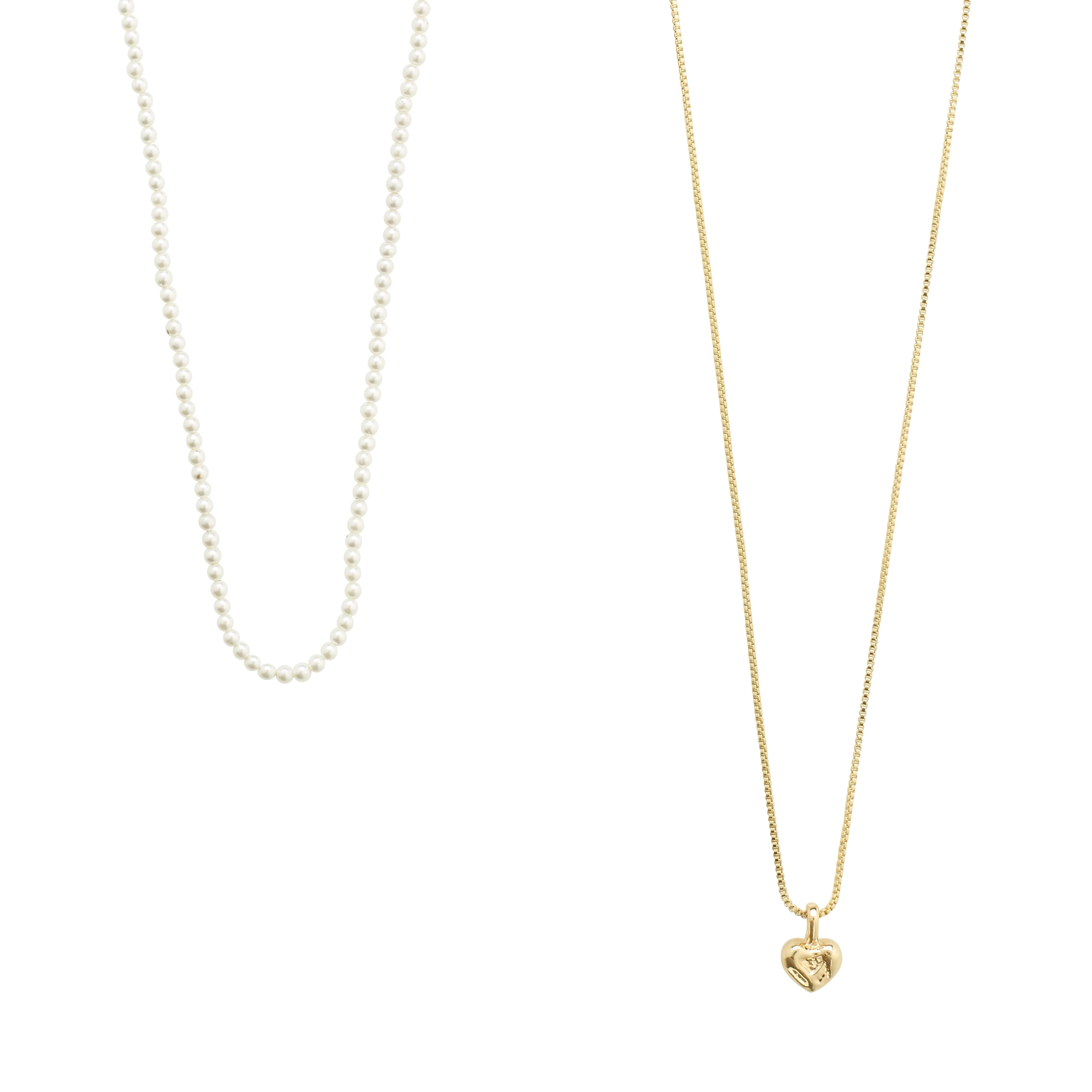 ARLET necklace 2-in-1 set, gold-plated - Image 6