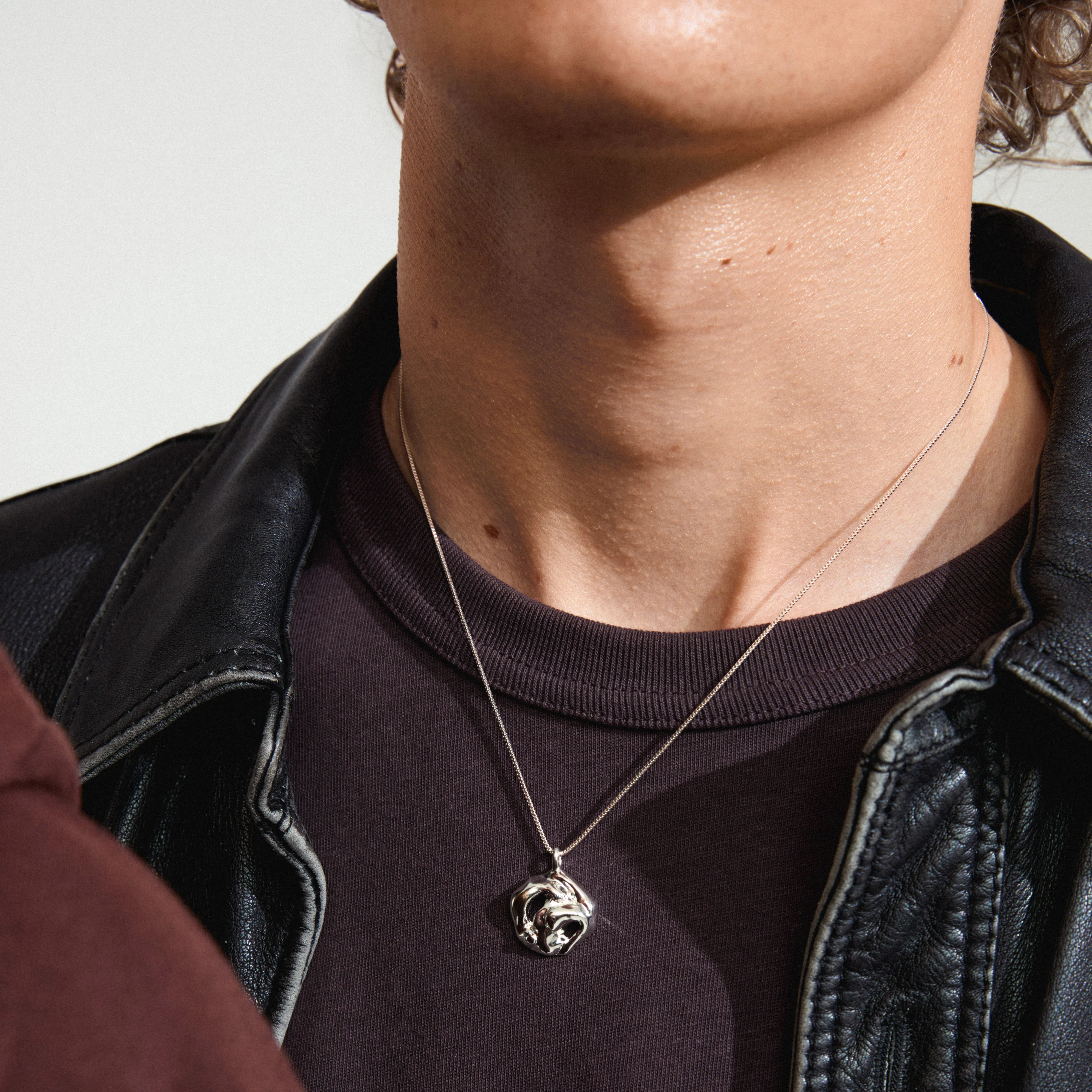 LUCA necklace silver-plated - Image 3