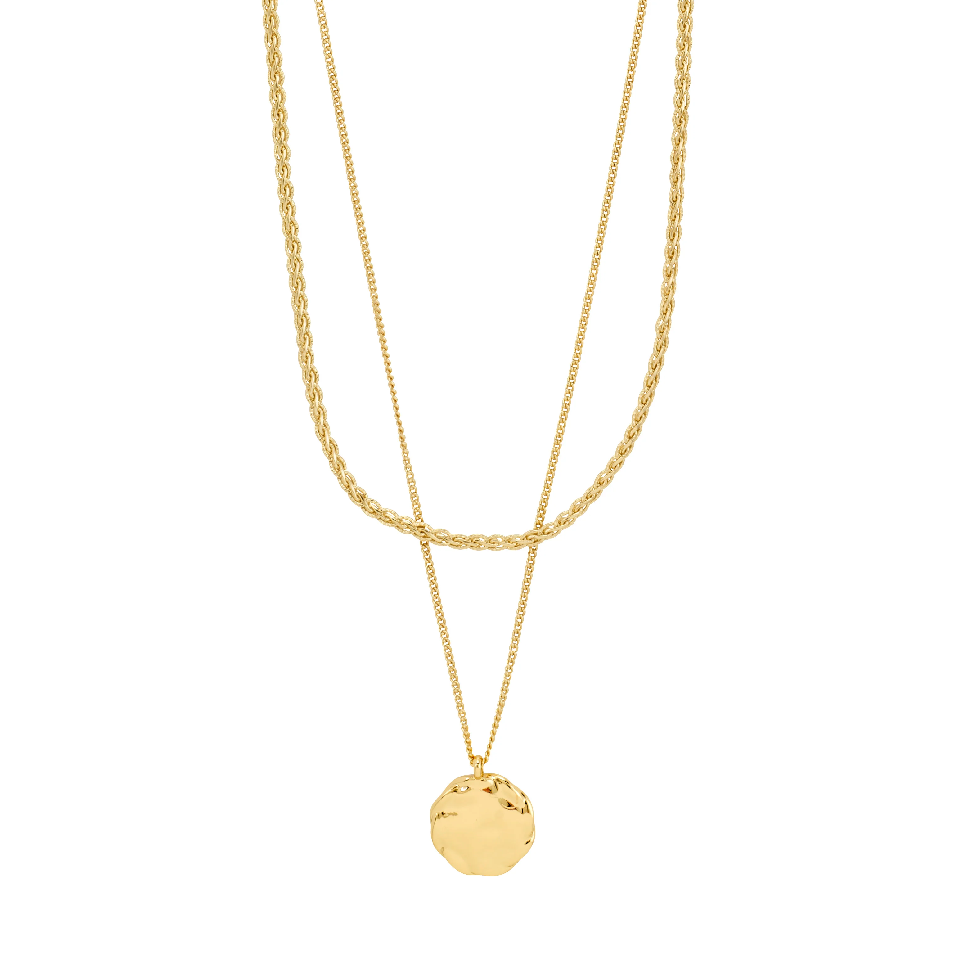 DECLAN necklace 2-in-1 set, gold-plated