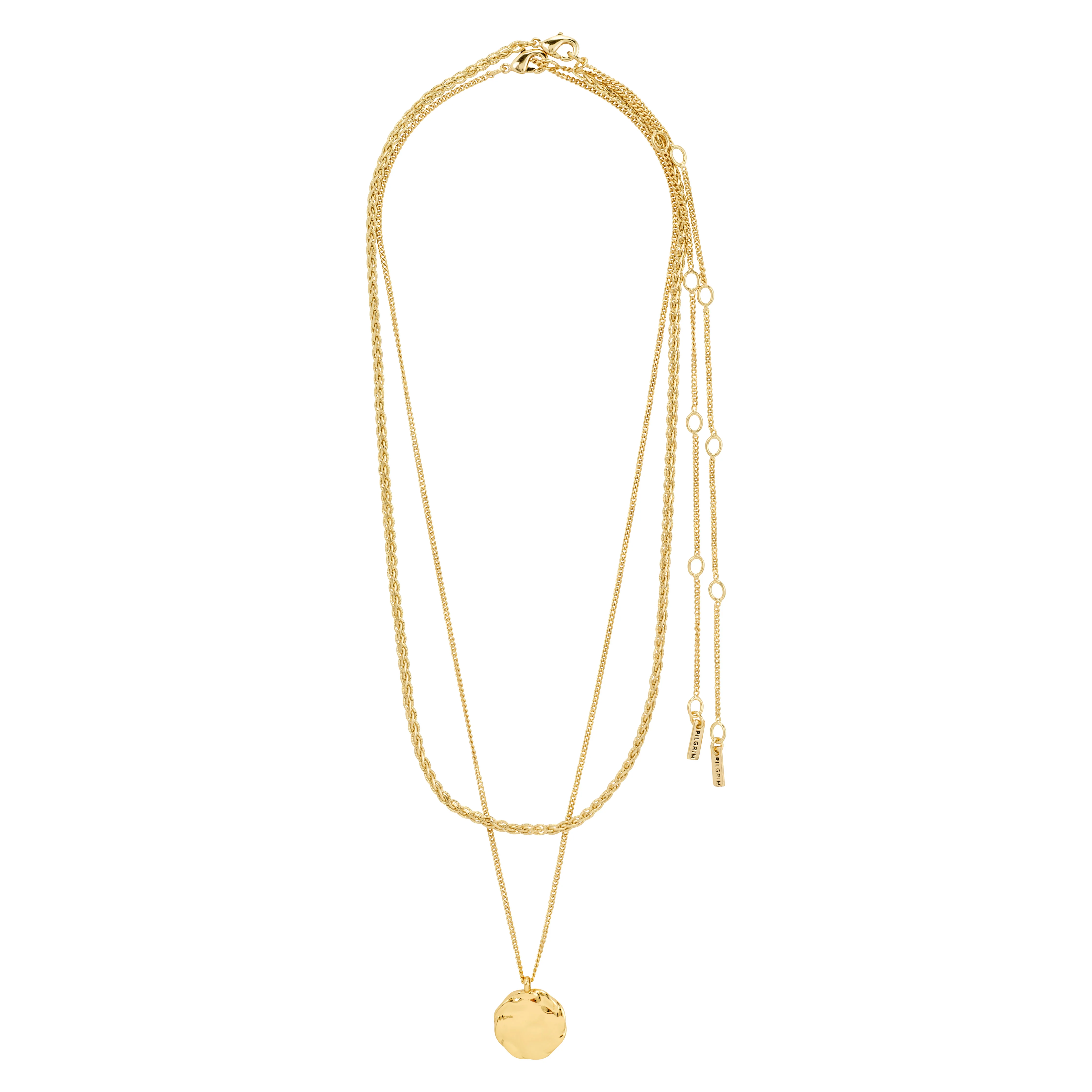 DECLAN necklace 2-in-1 set, gold-plated - Image 4
