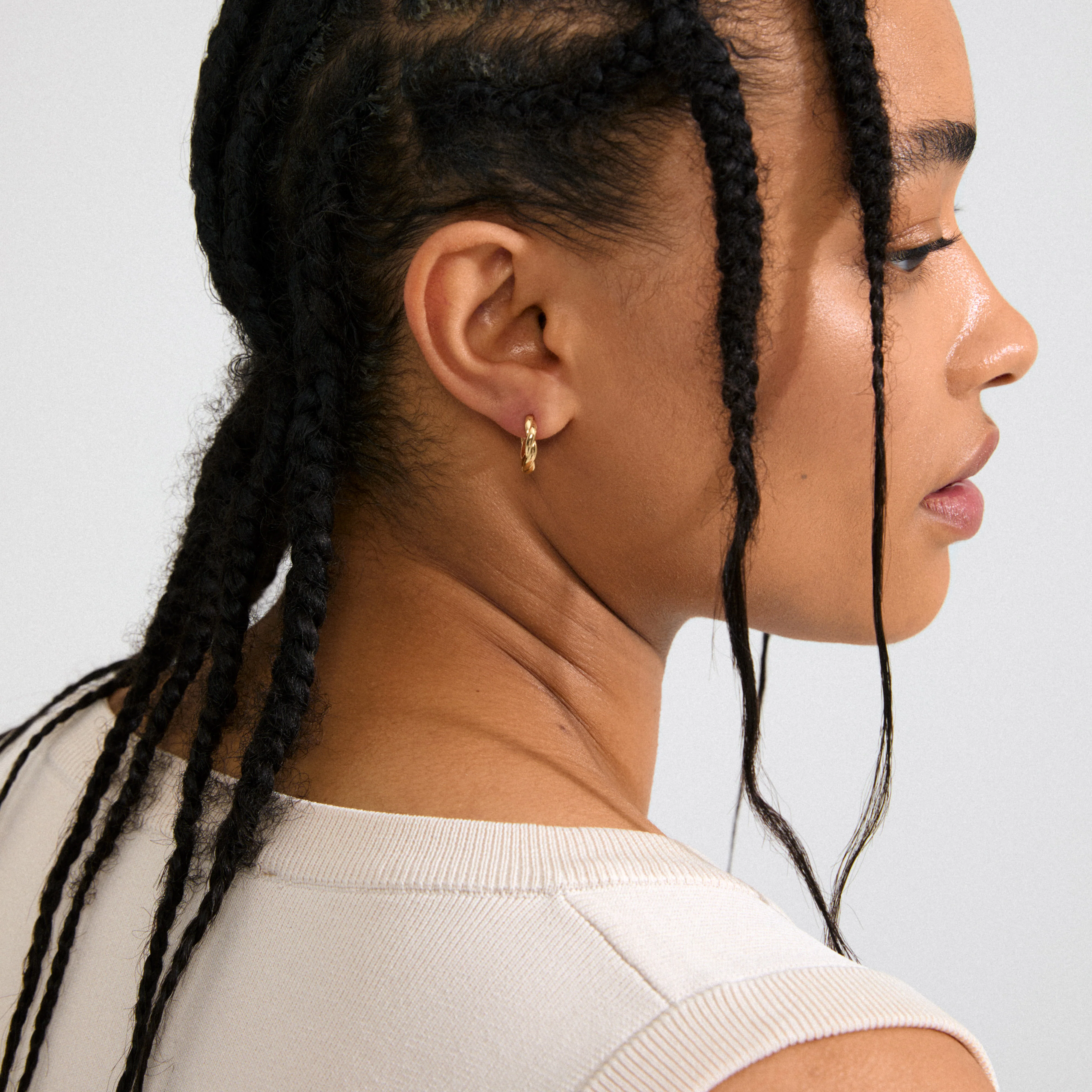 DECLAN earrings gold-plated - Image 2