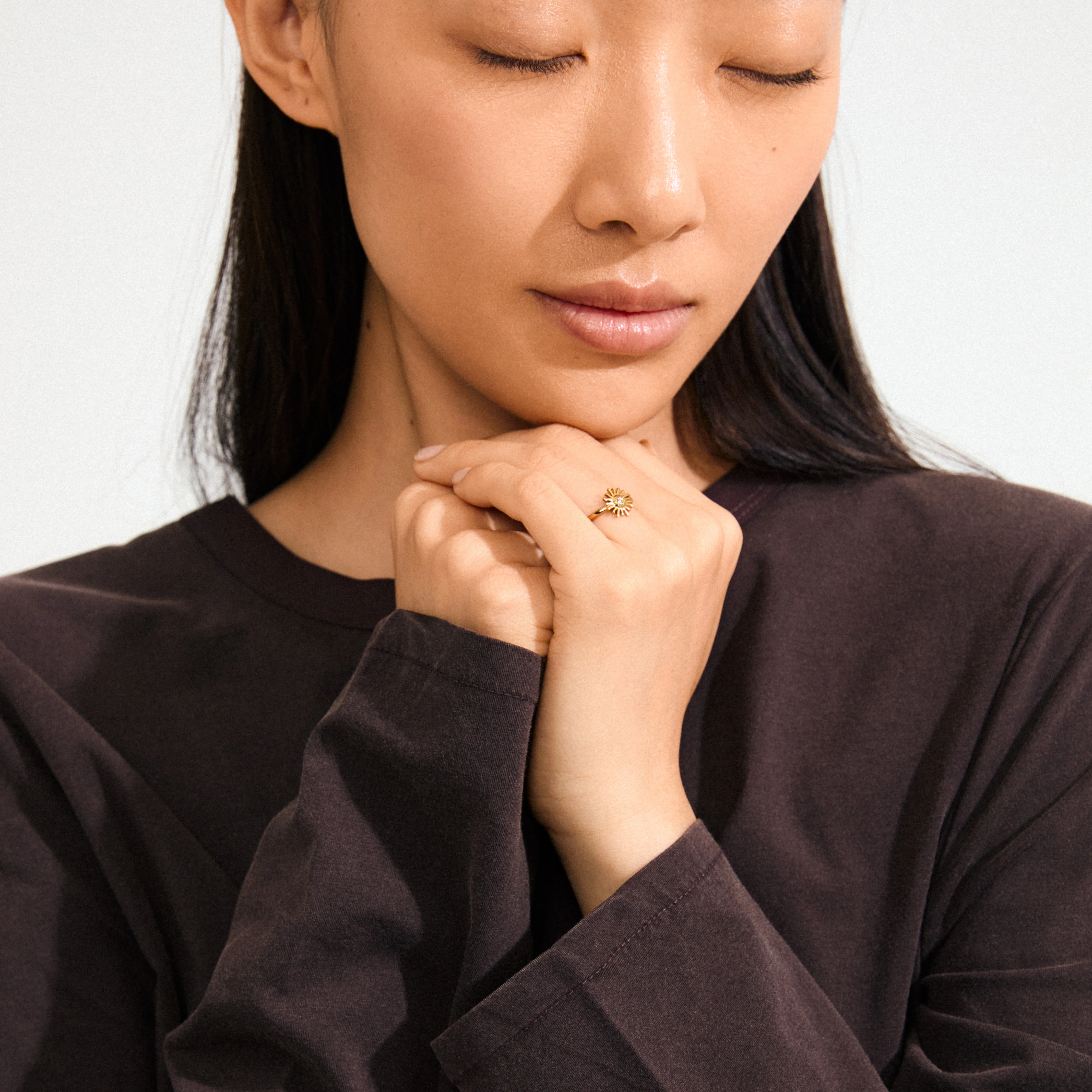 LULU sun stack ring gold-plated - Image 3