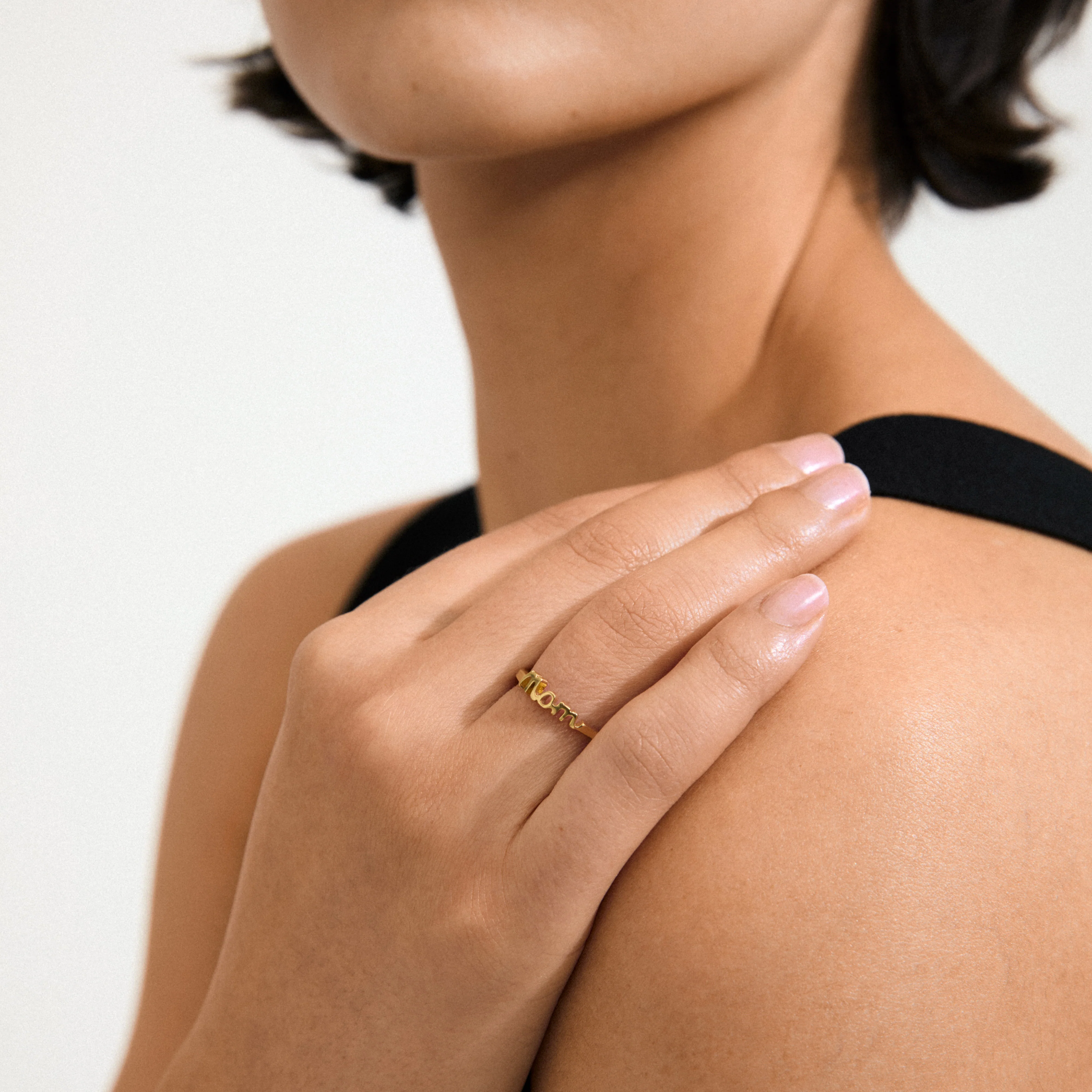 LULU mom stack ring gold-plated - Image 3