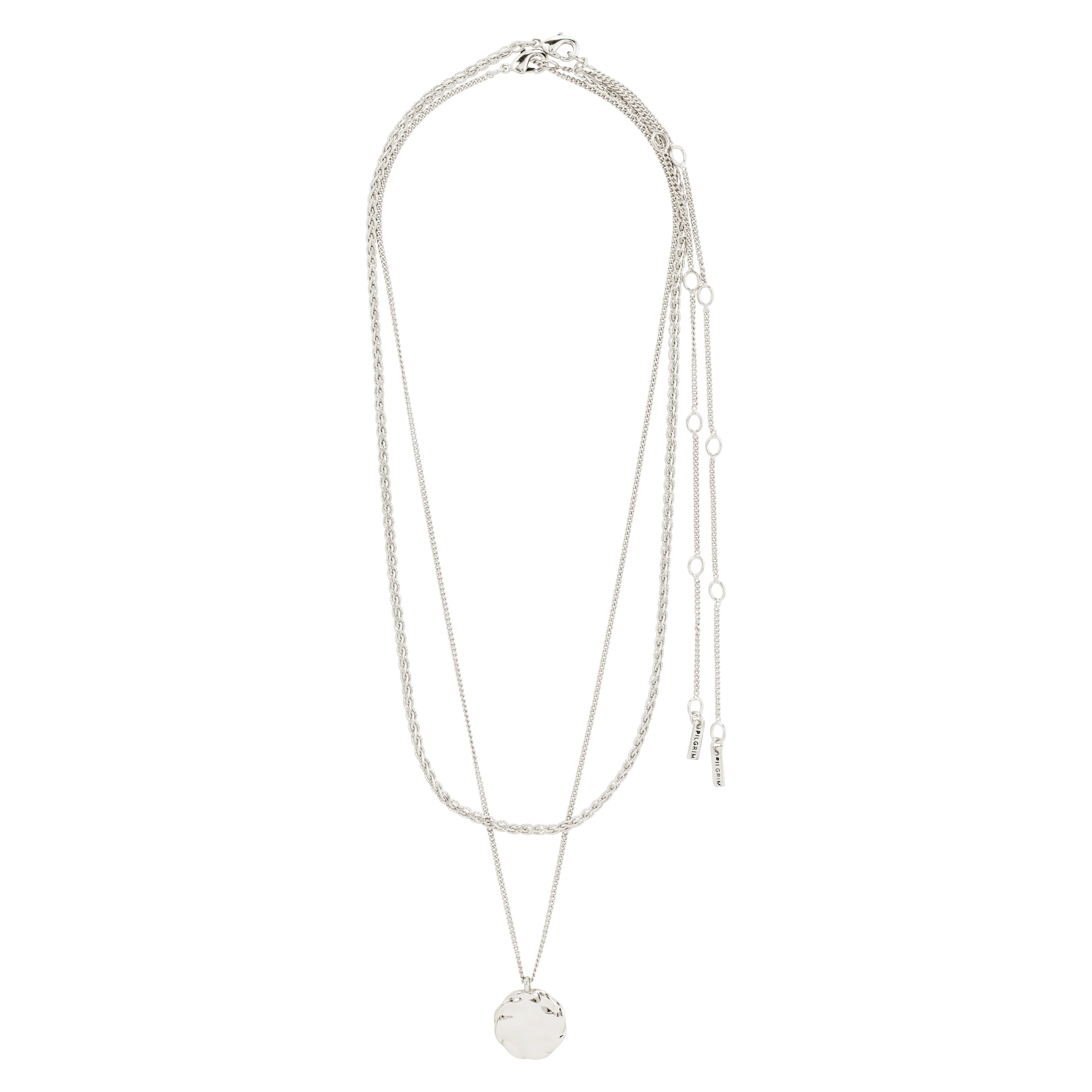 DECLAN necklace 2-in-1 set, silver-plated - Image 5