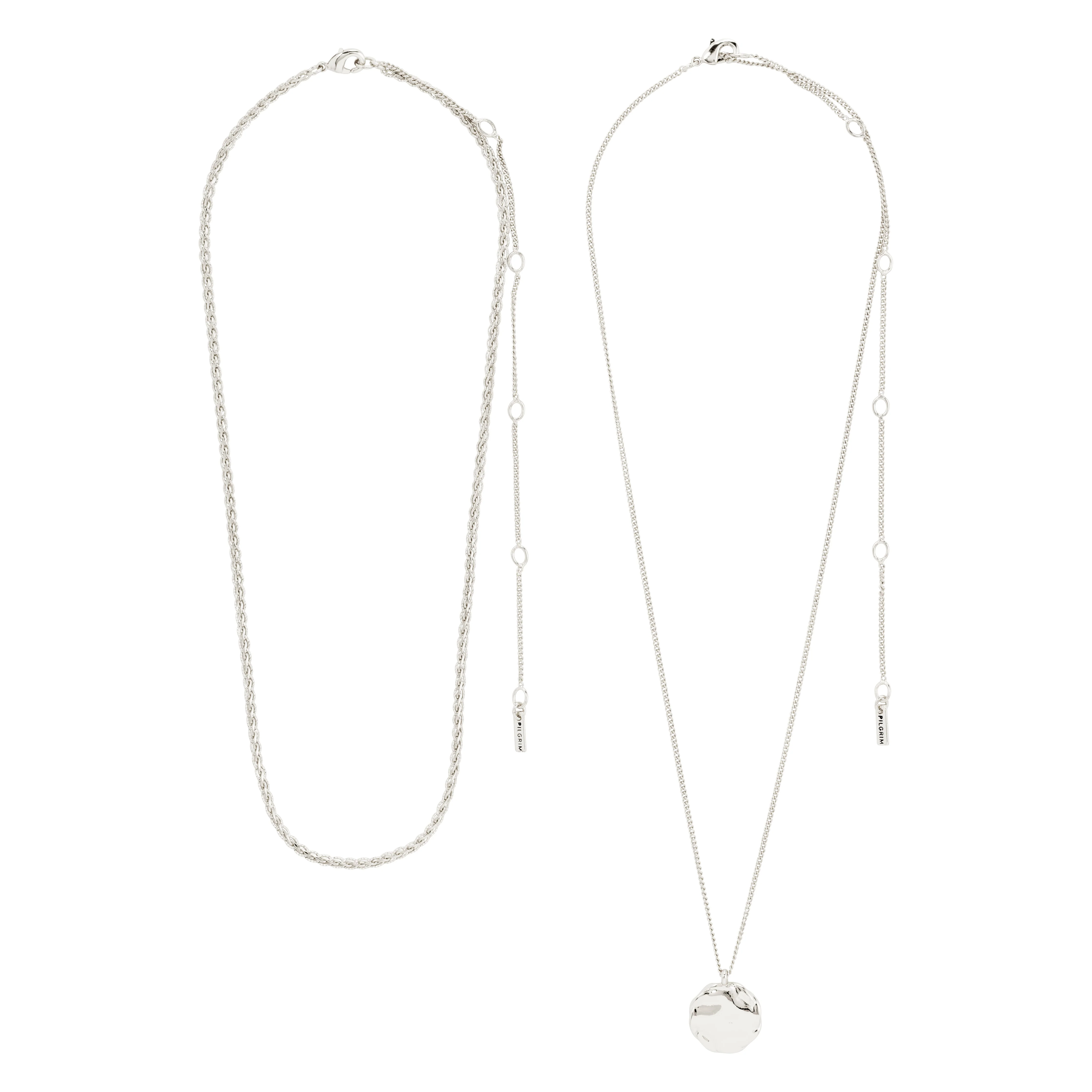 DECLAN necklace 2-in-1 set, silver-plated - Image 6