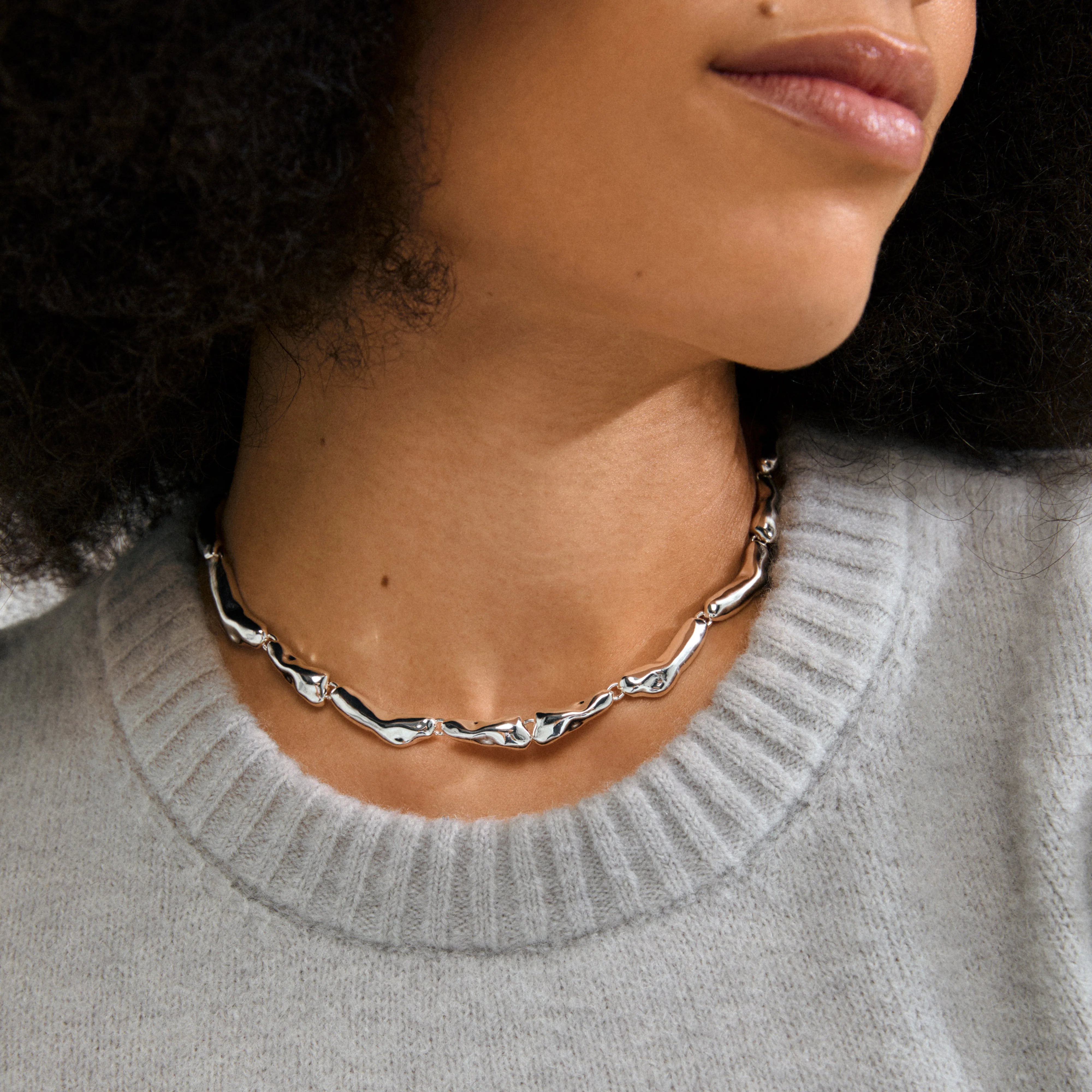 HARRISON necklace silver-plated - Image 4