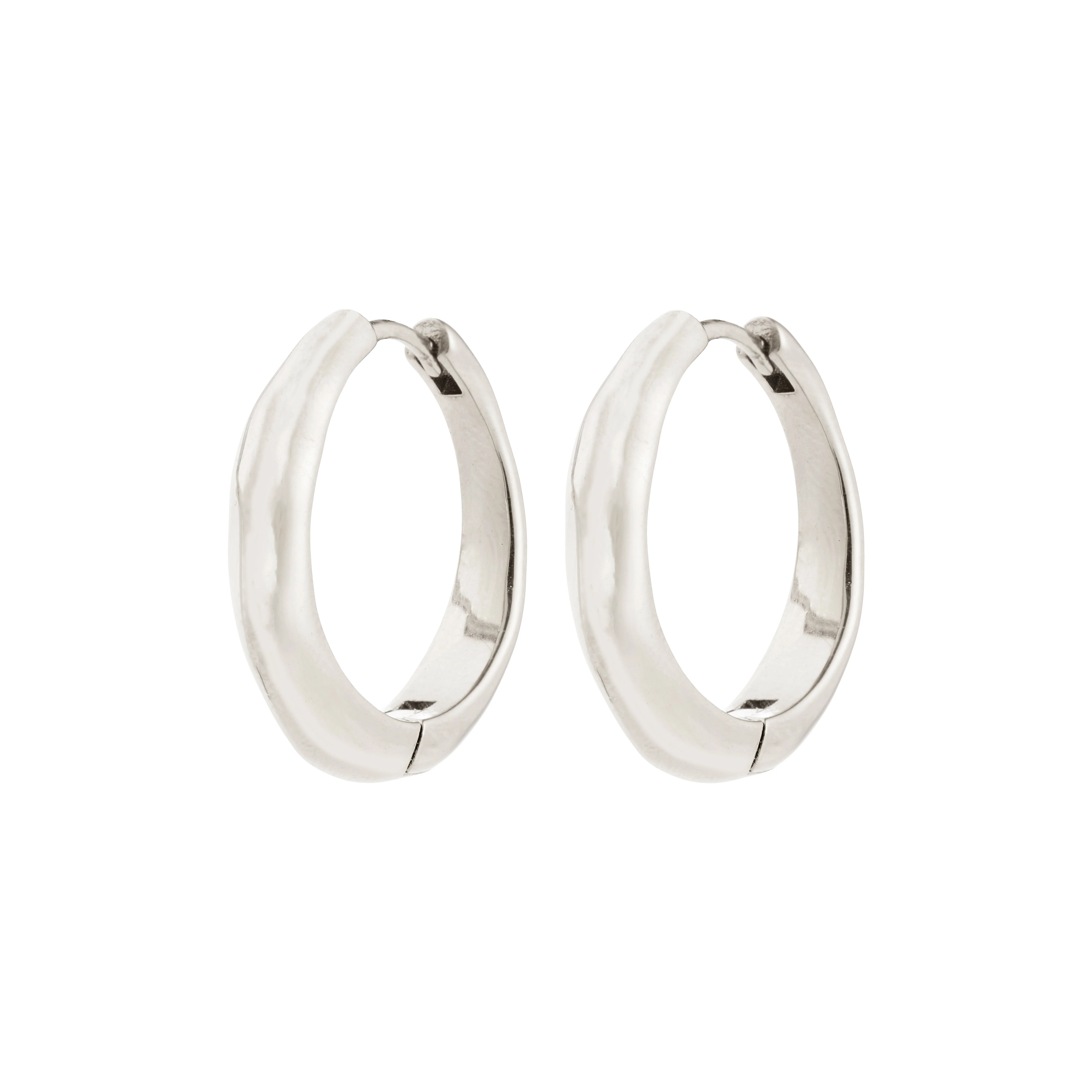 HARRISON hoops silver-plated