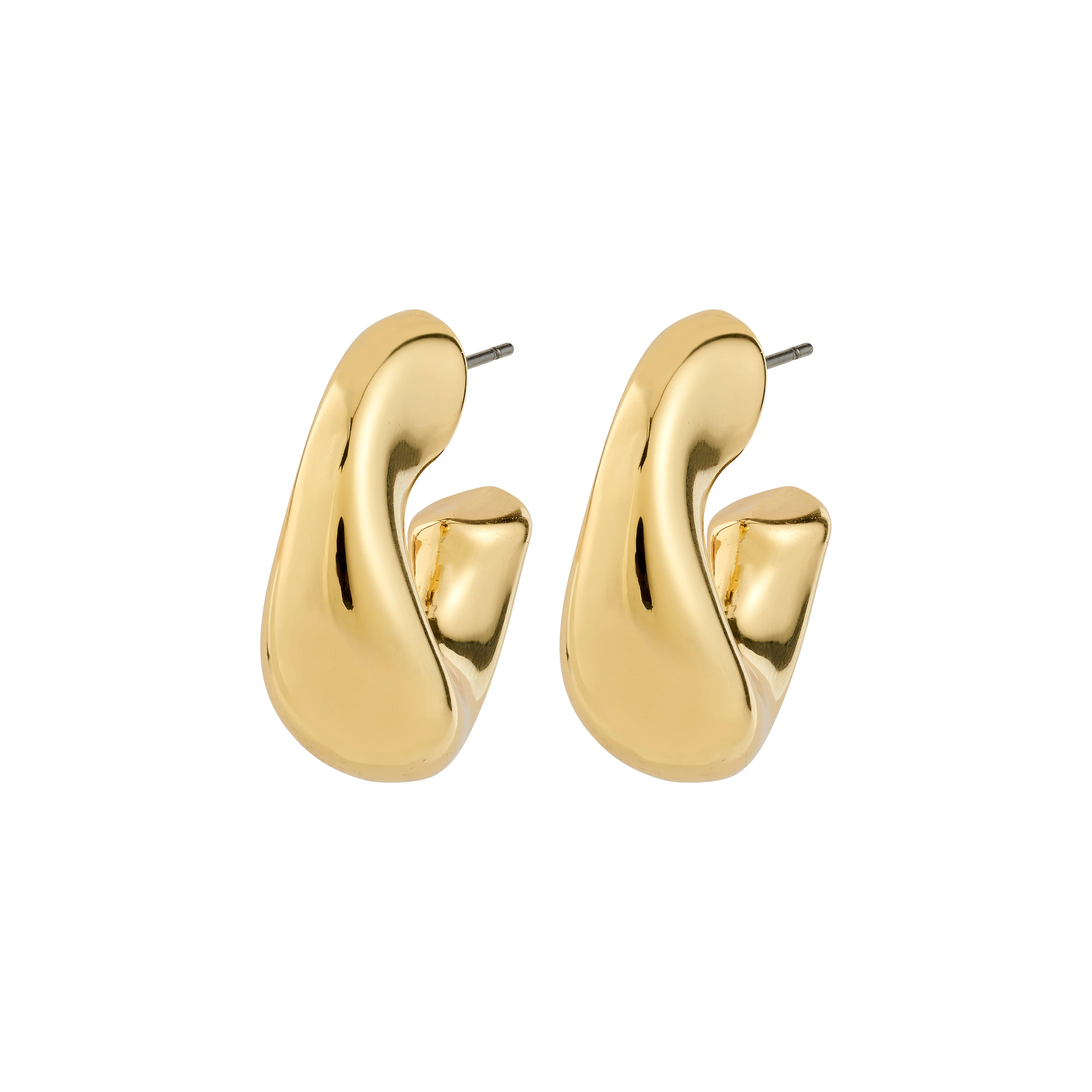 JENNINGS hoop earrings gold-plated