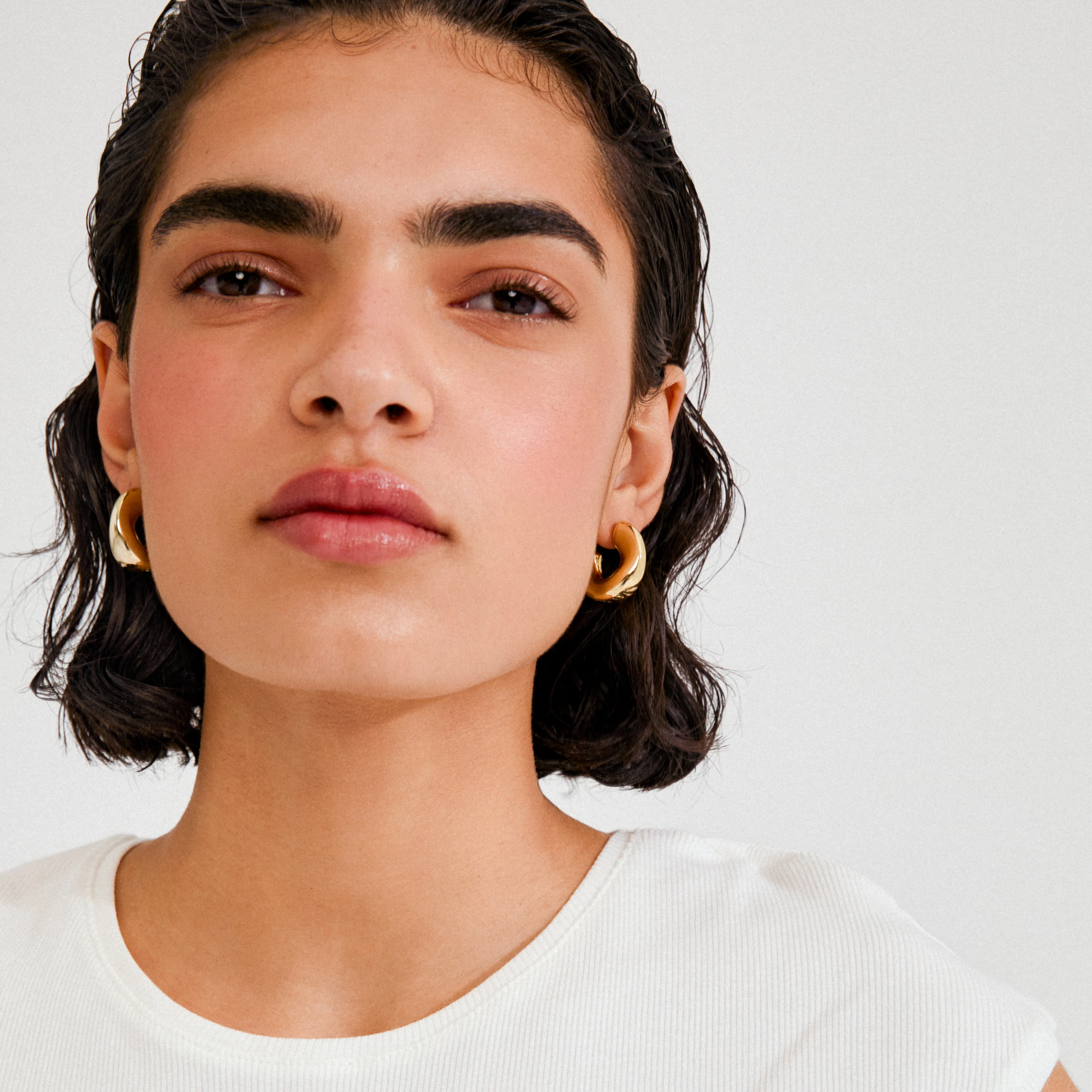 JENNINGS hoop earrings gold-plated - Image 2