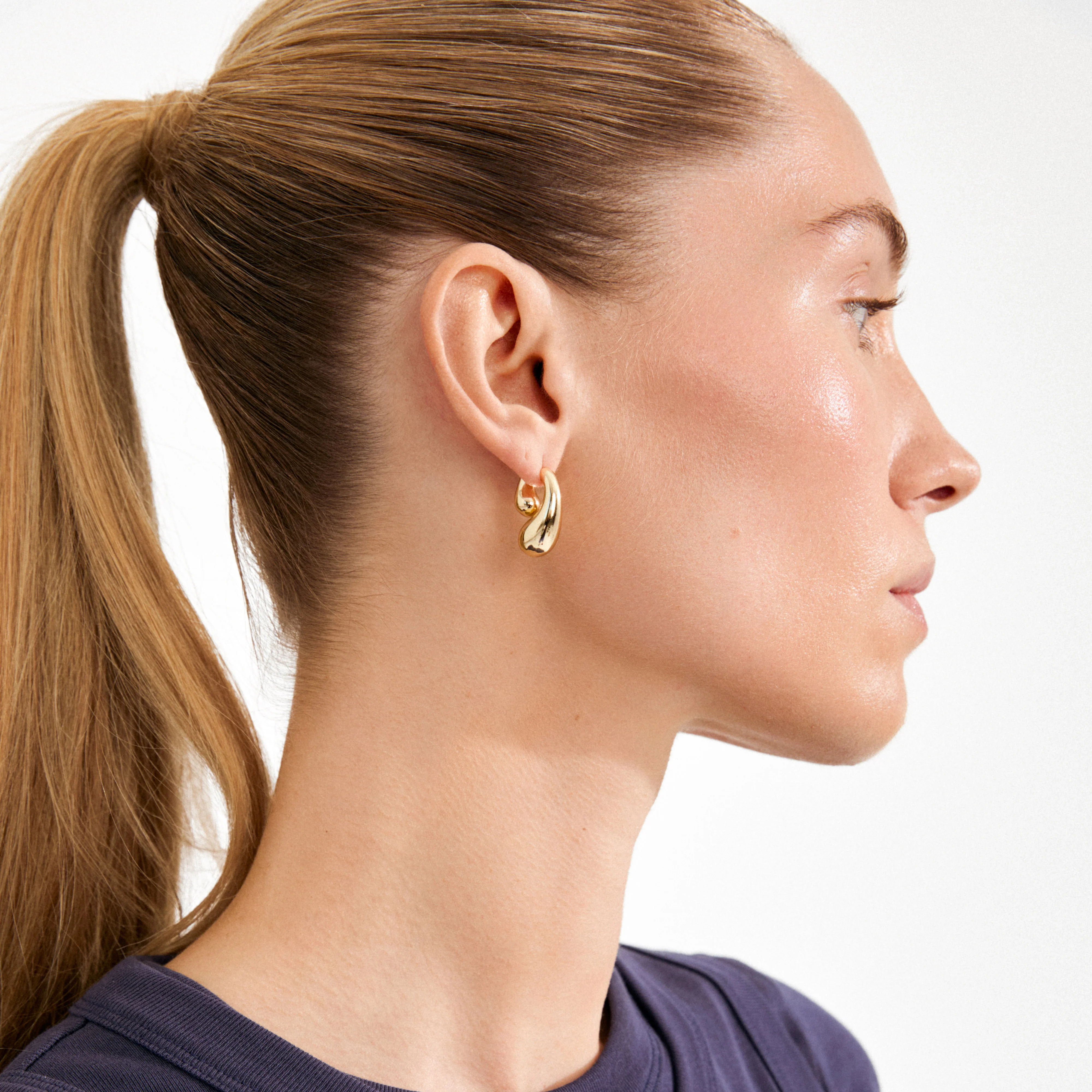 JENNINGS earrings gold-plated - Image 2