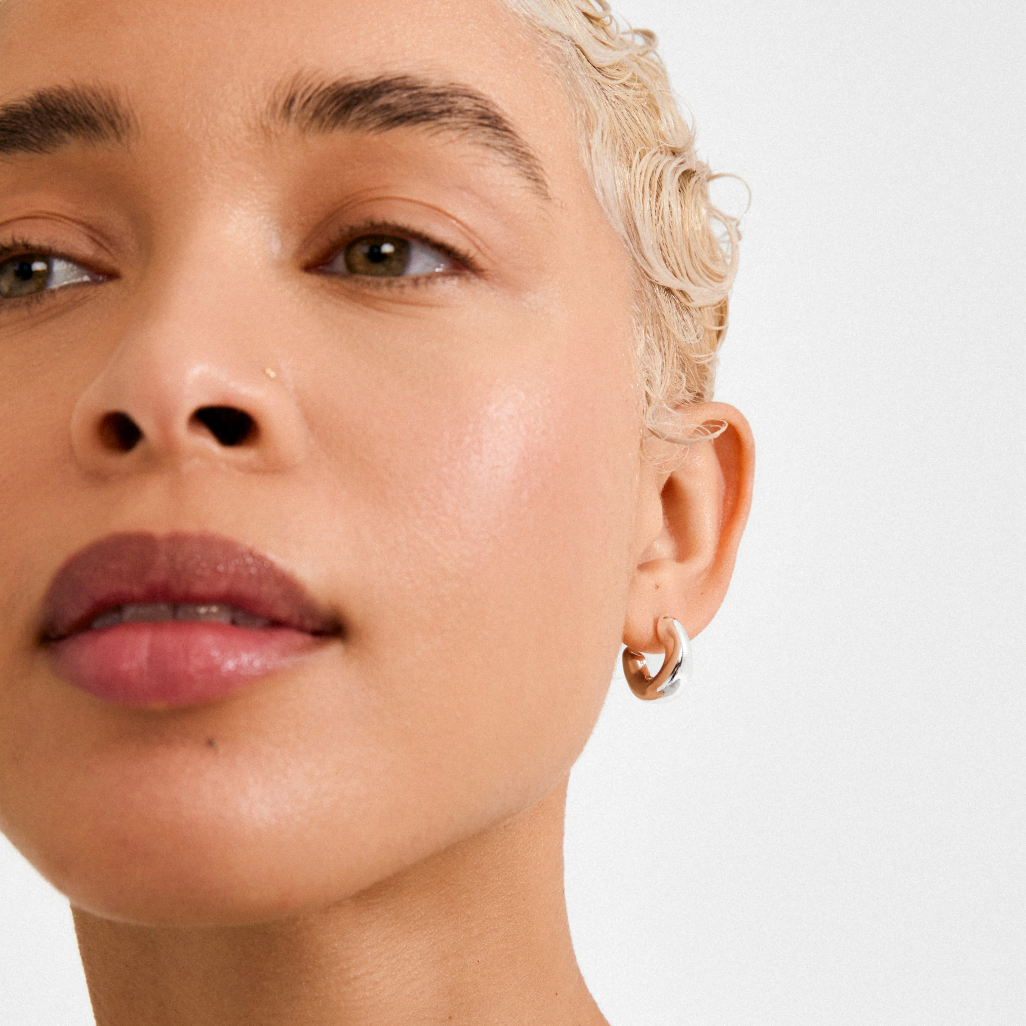 JENNINGS hoop earrings silver-plated - Image 3