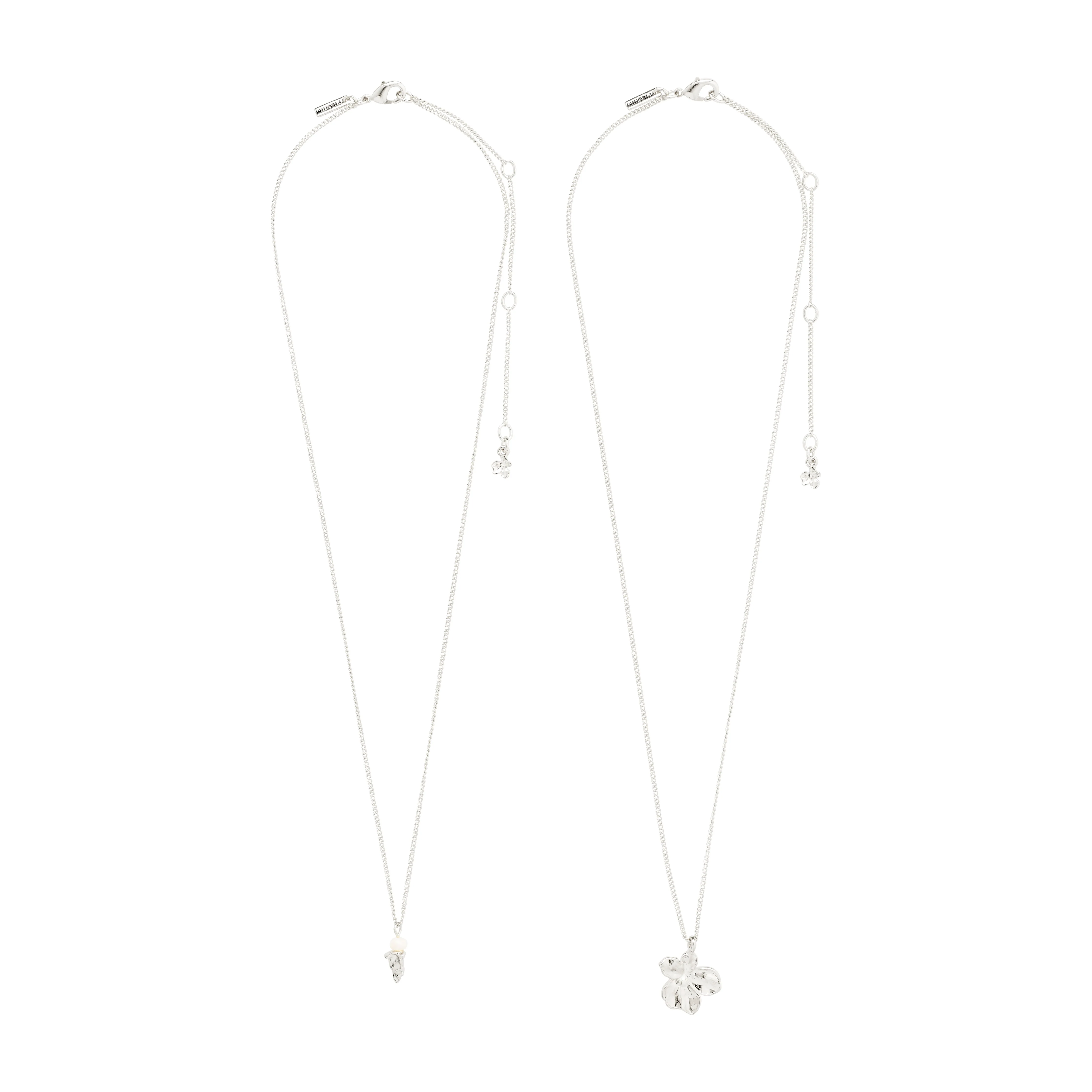 ZHURI necklace 2-in-1 set silver-plated - Image 5