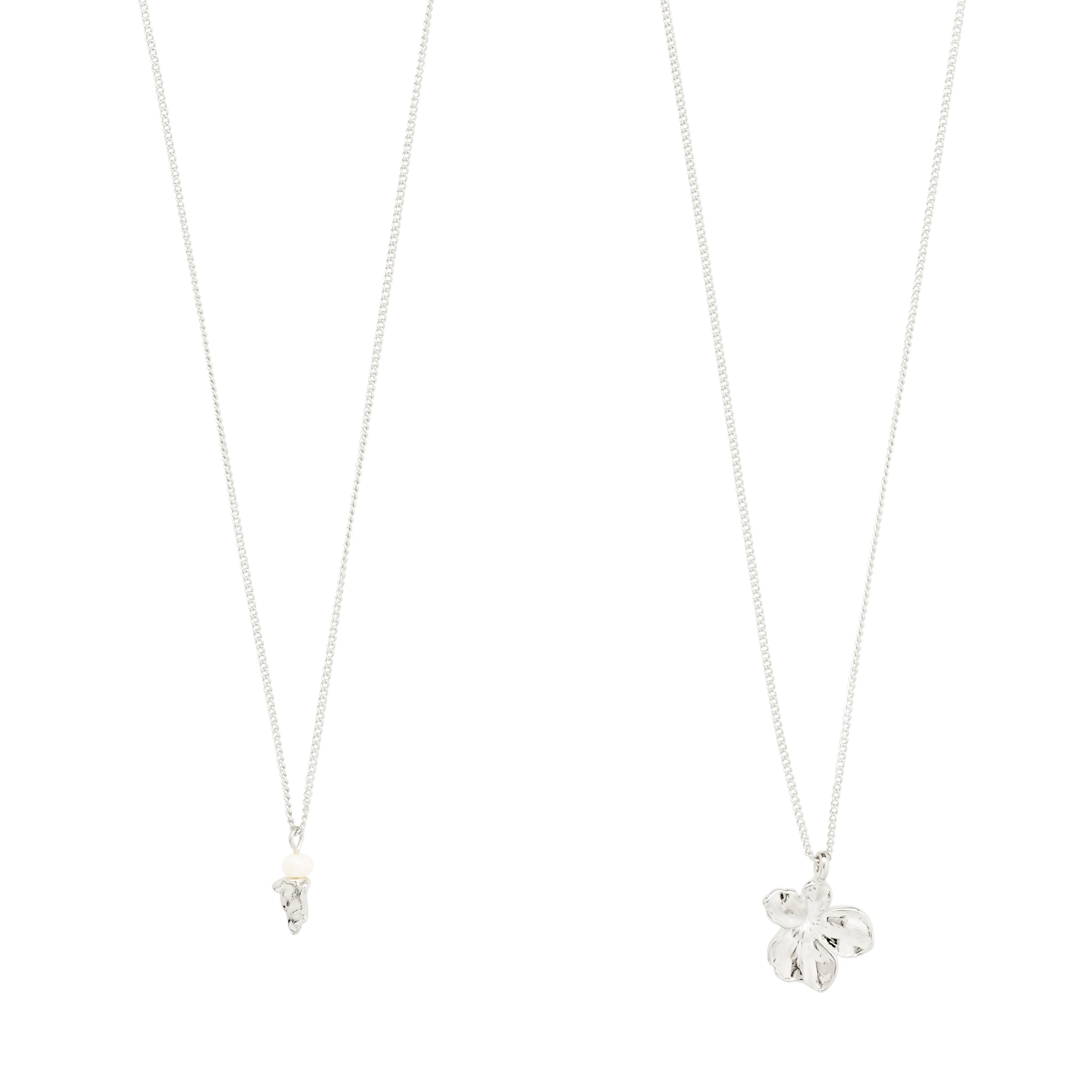 ZHURI necklace 2-in-1 set silver-plated - Image 6