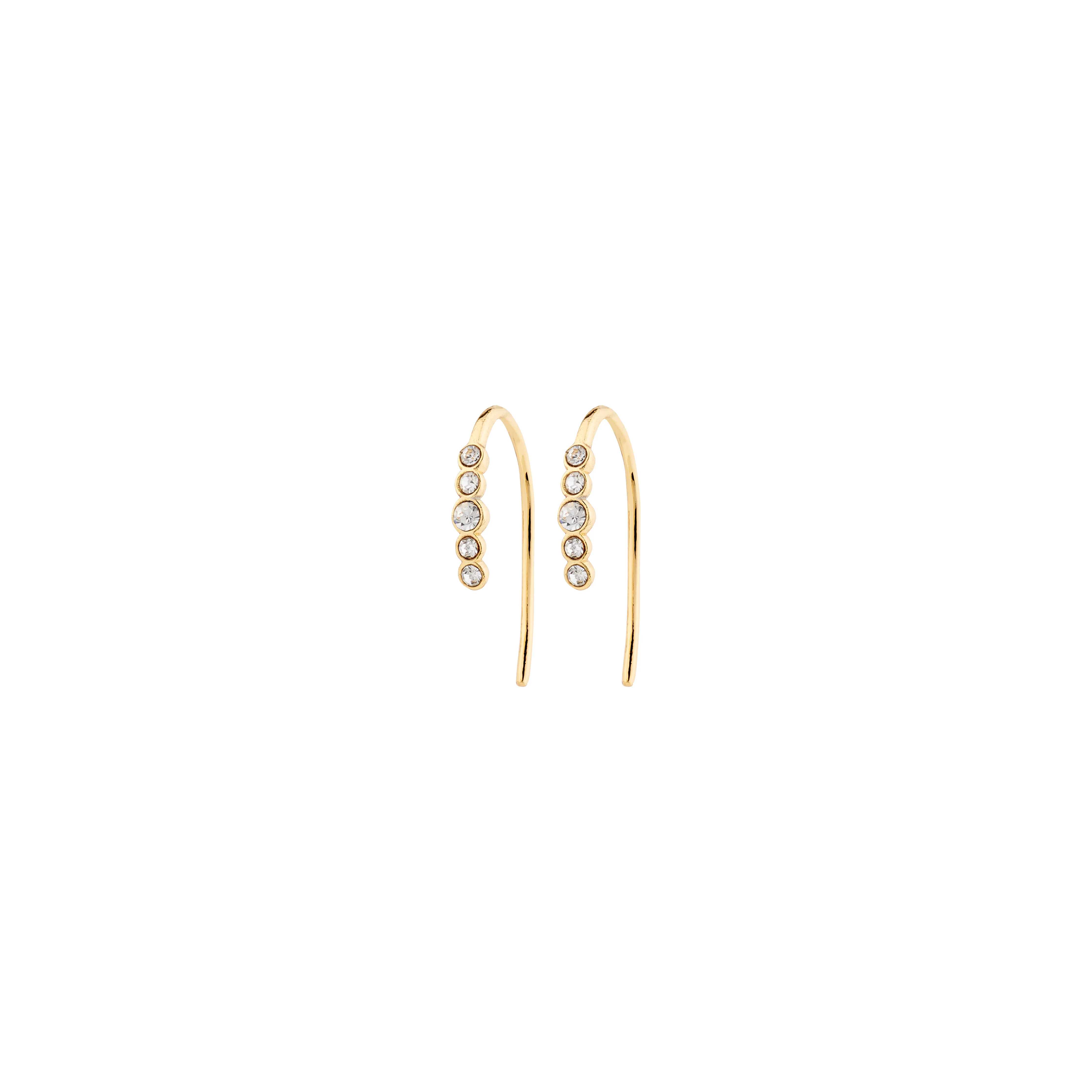 JENNI crystal earrings gold-plated
