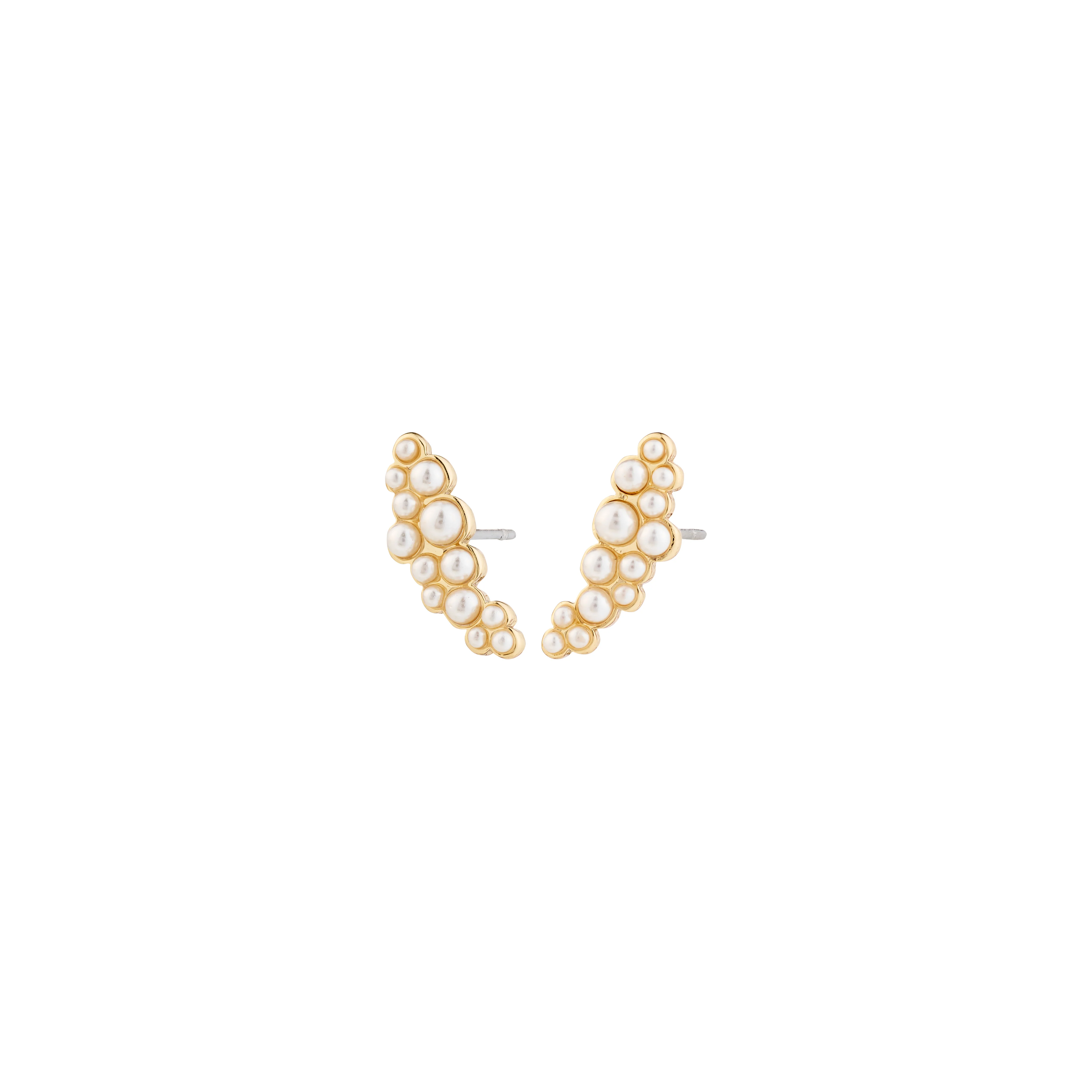 JOVA pearl earrings gold-plated