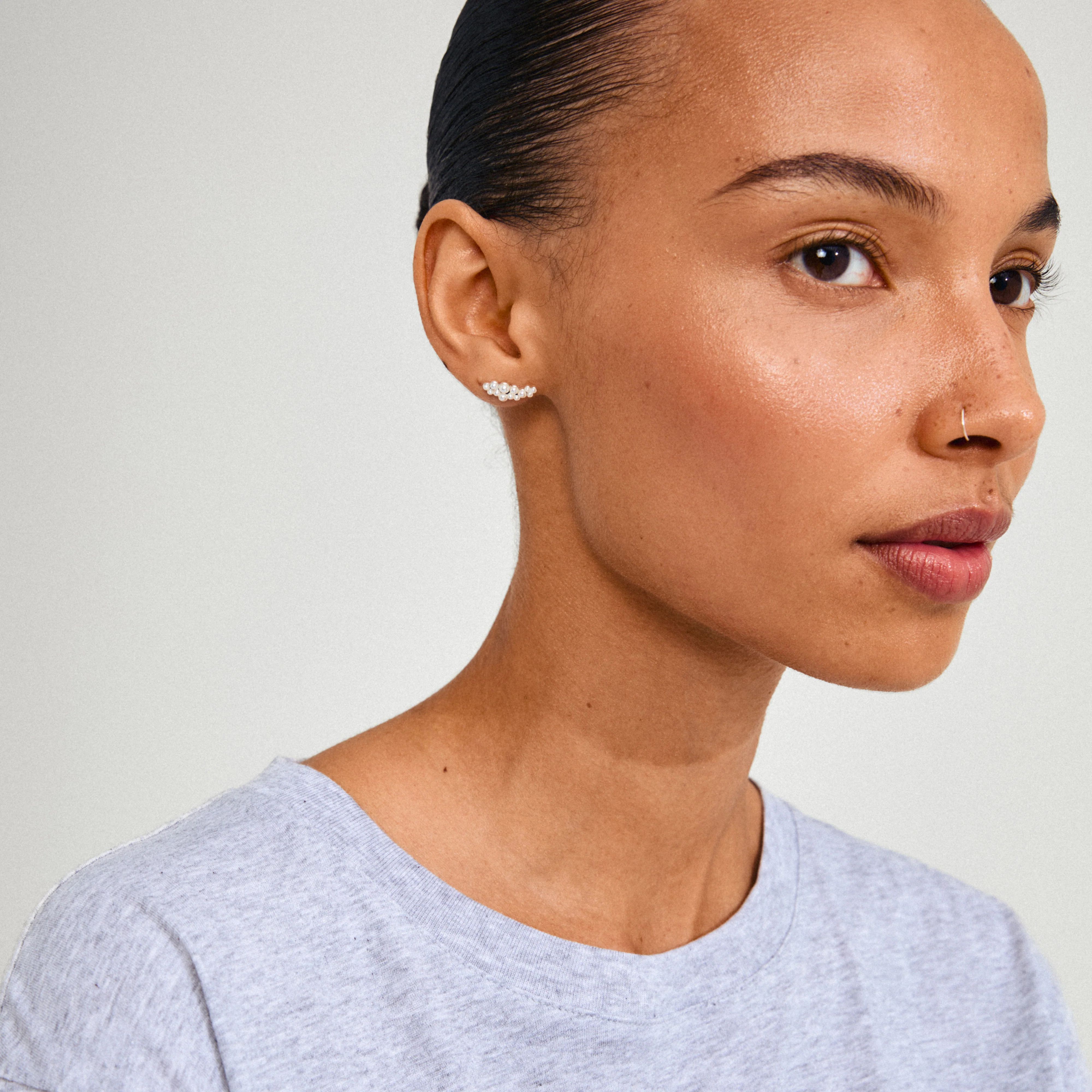 JOVA pearl earrings silver-plated - Image 3