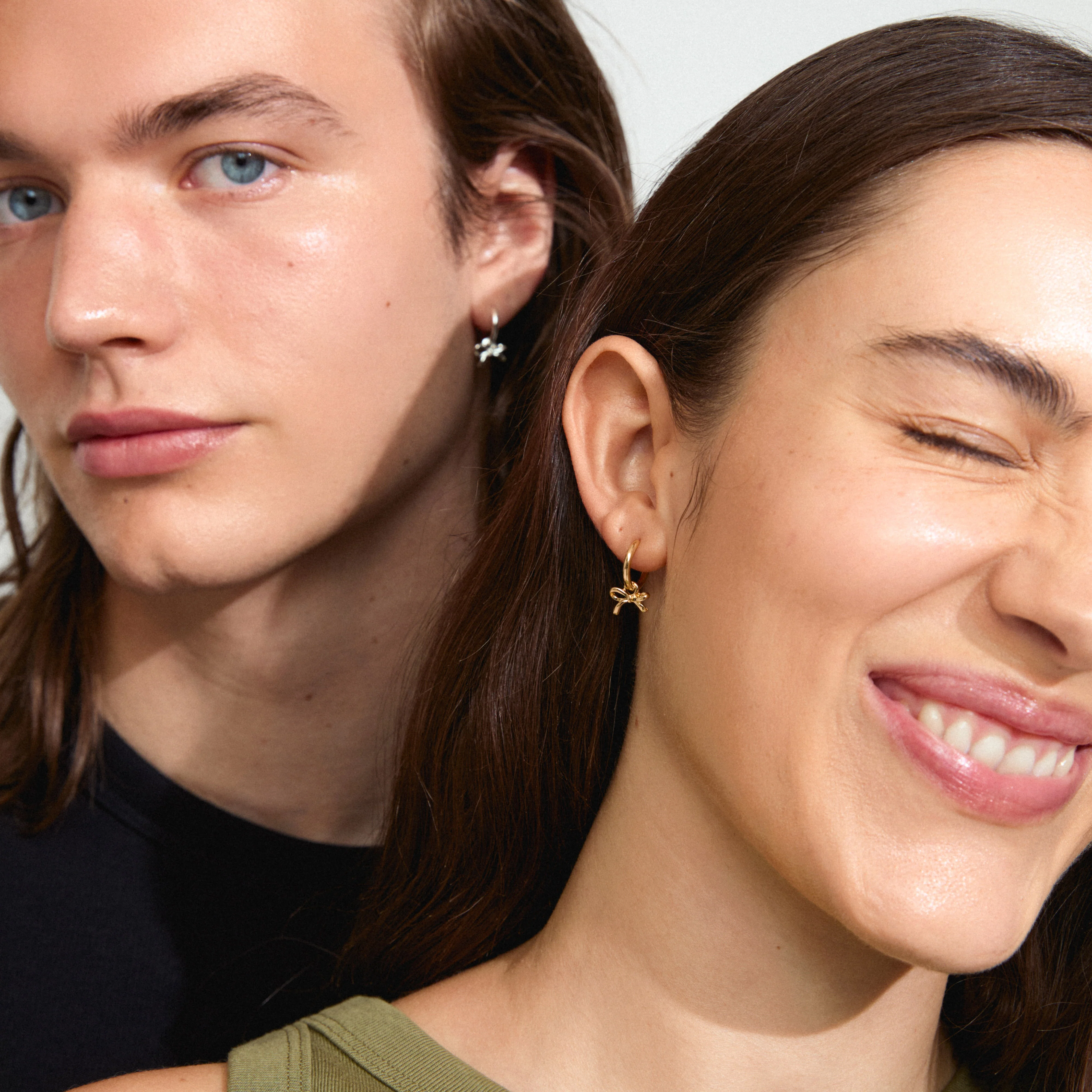 LYSANDRA hoop earrings silver-plated - Image 3