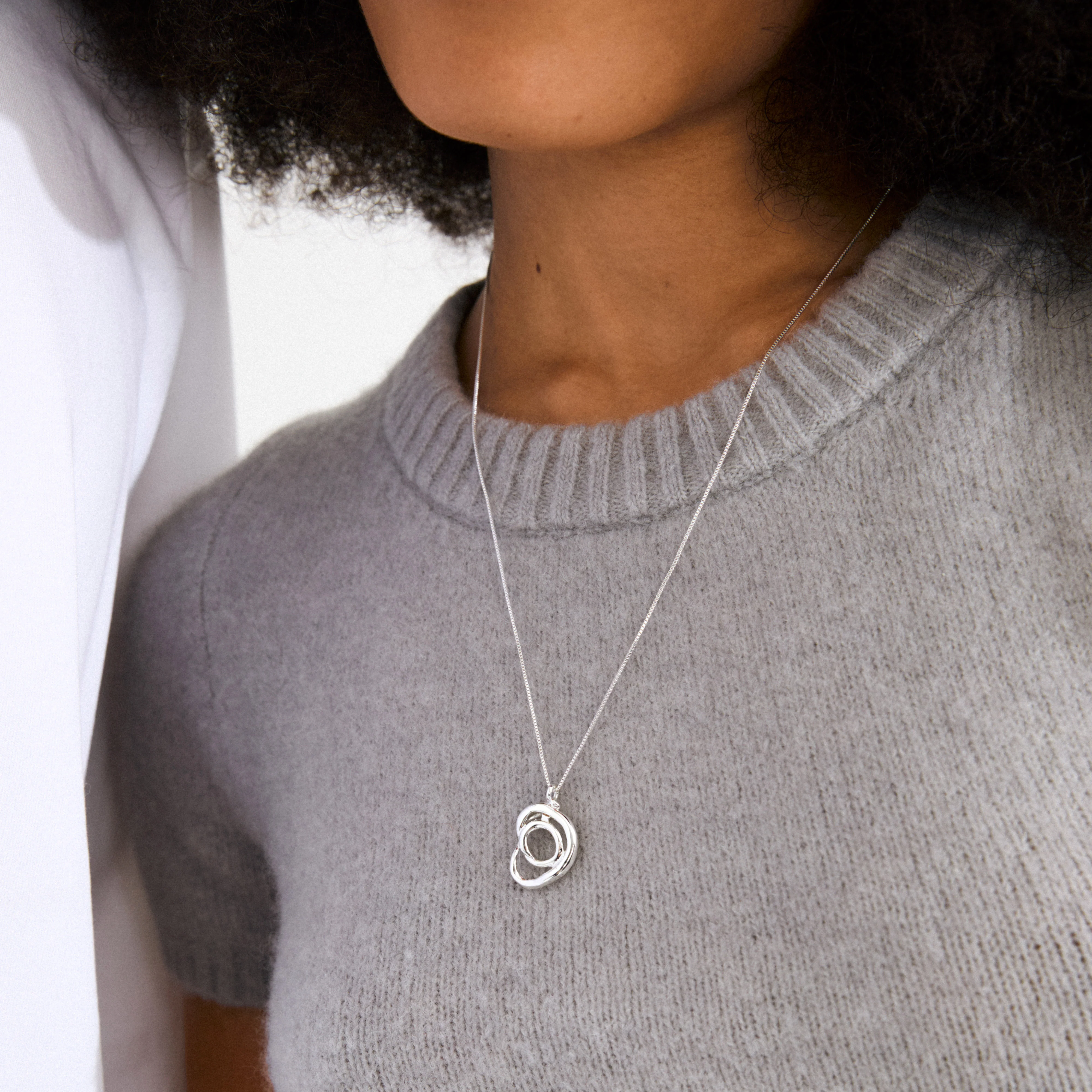 DIEGO necklace silver-plated - Image 2