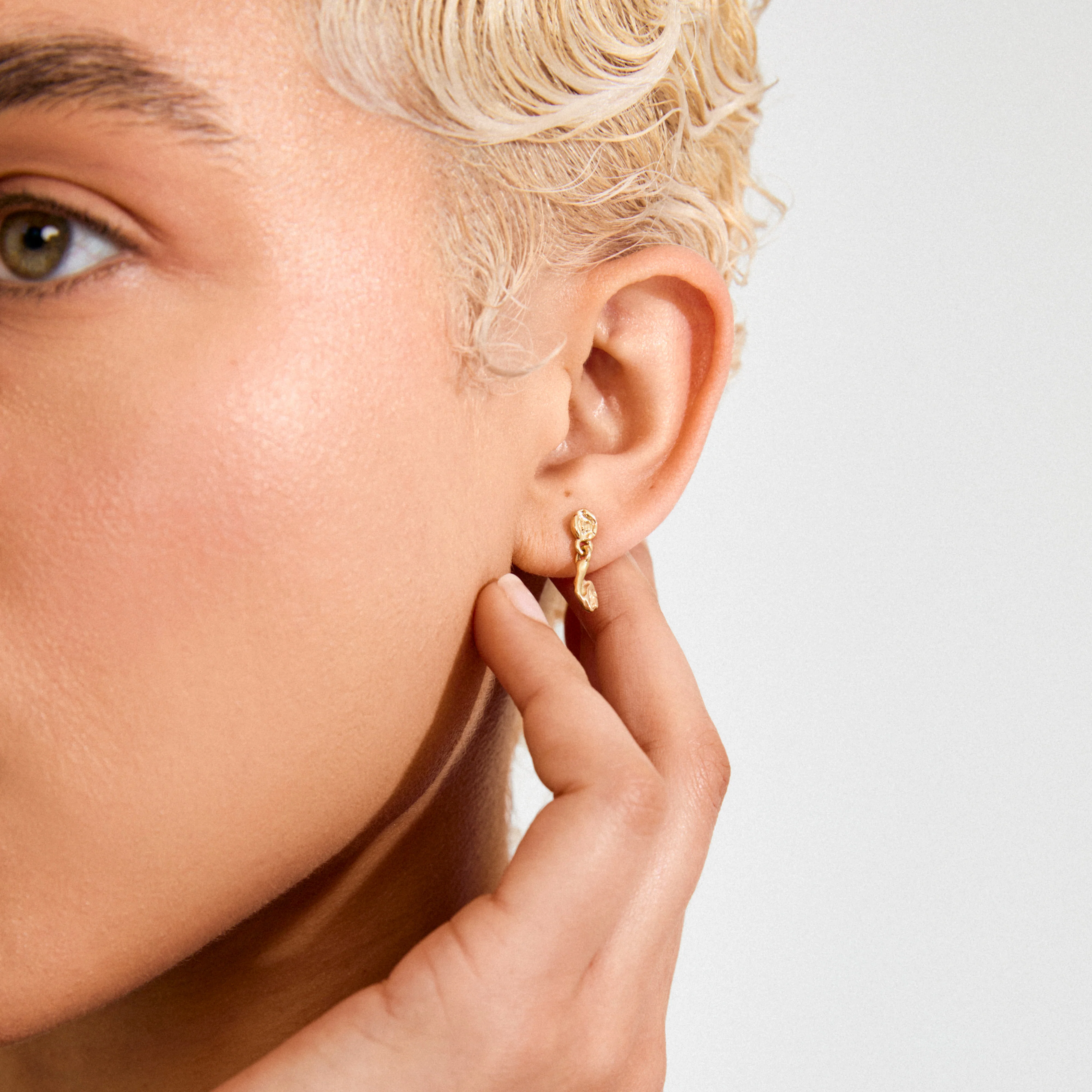 ELIYAH earrings gold-plated - Image 2
