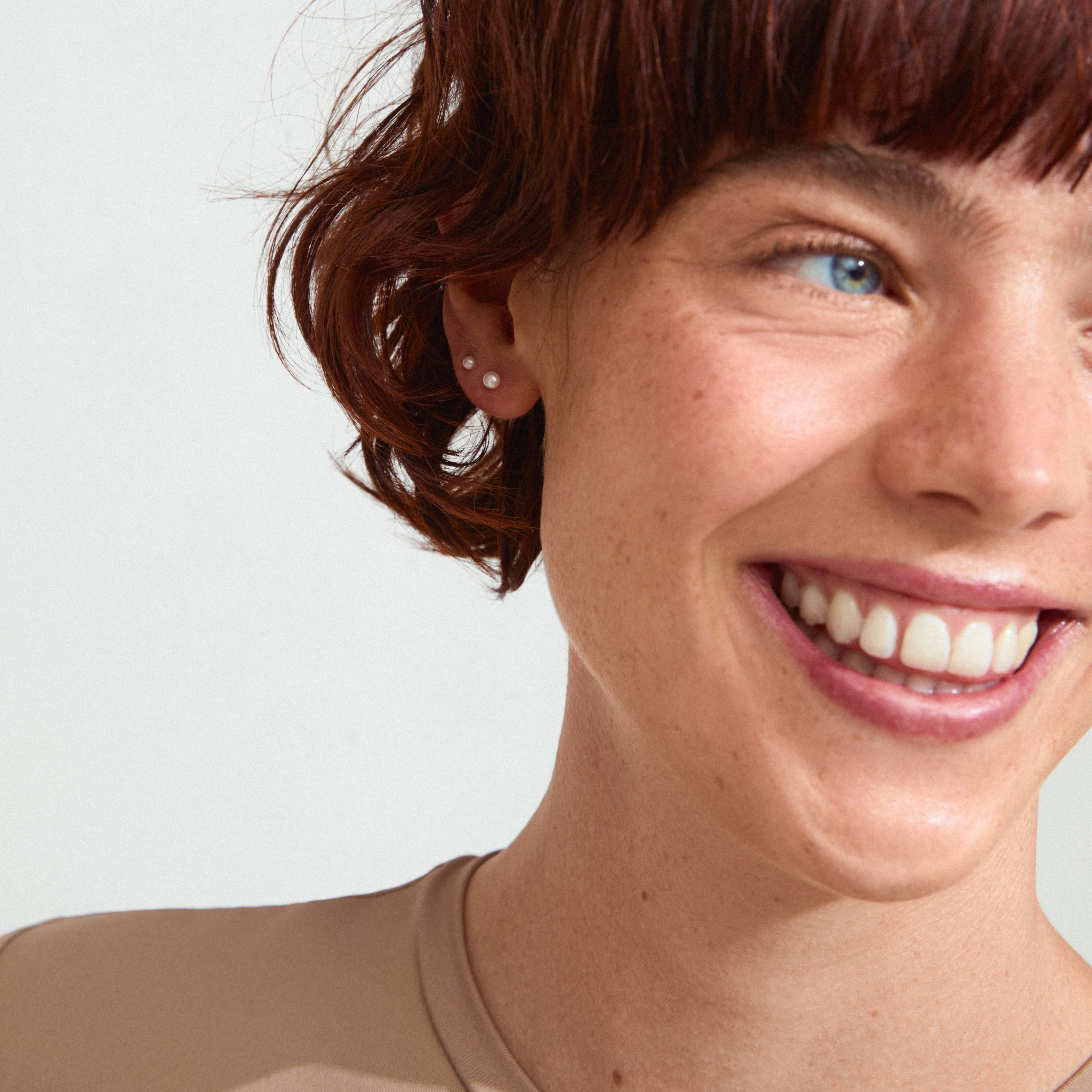 JOHANNE pearl earrings 2-in-1 set - Image 2