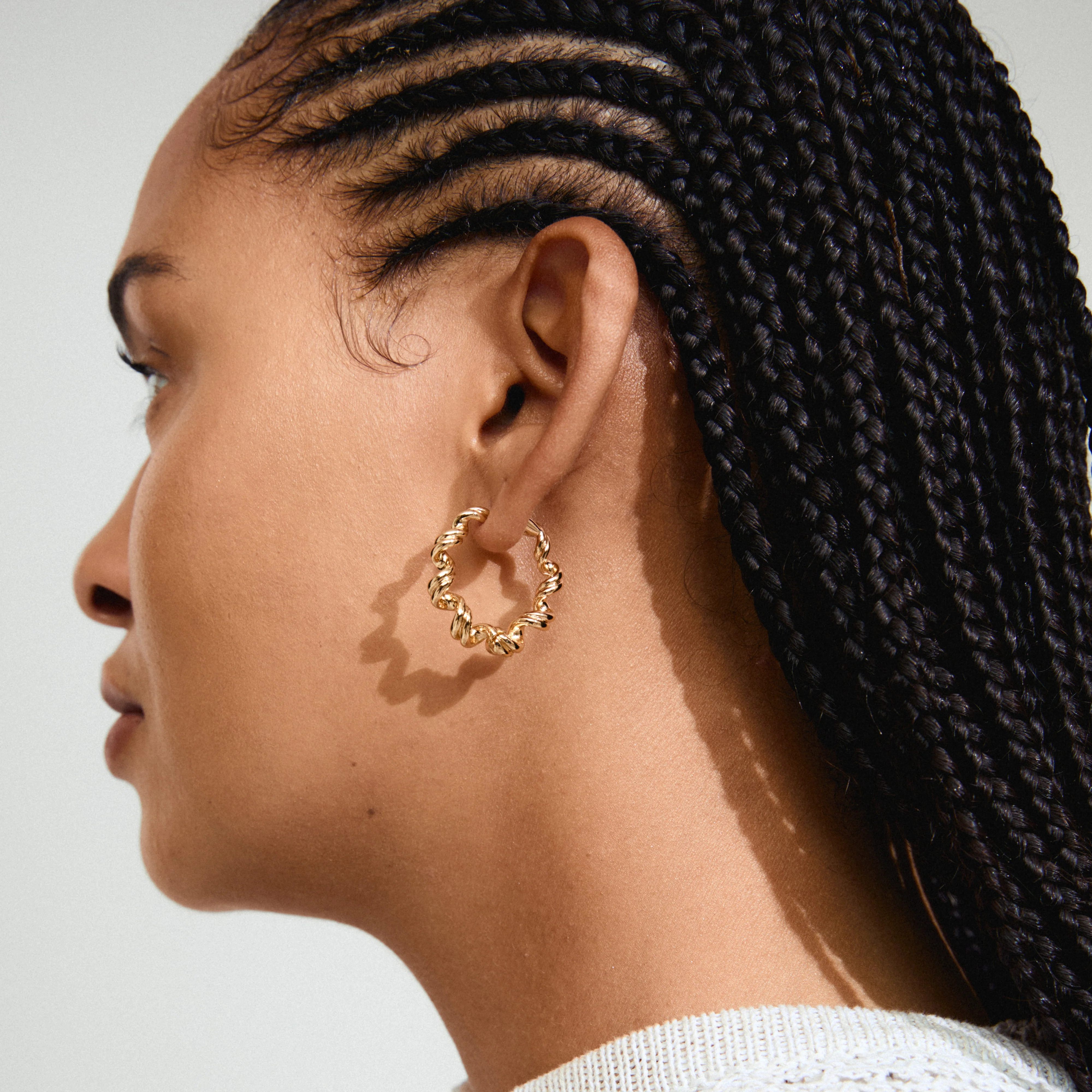 LARISA earrings gold-plated - Image 3