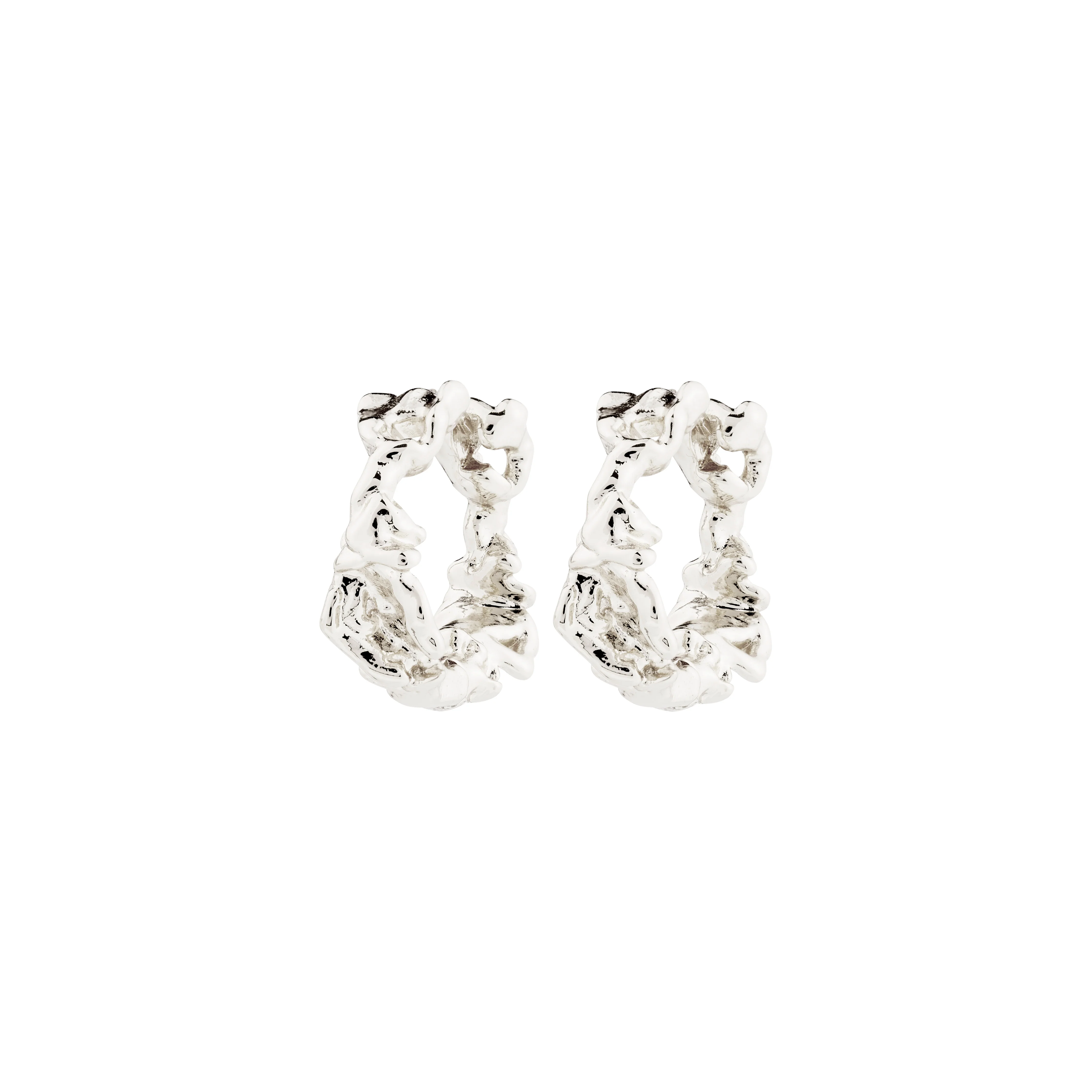 TRUST earrings silver-plated