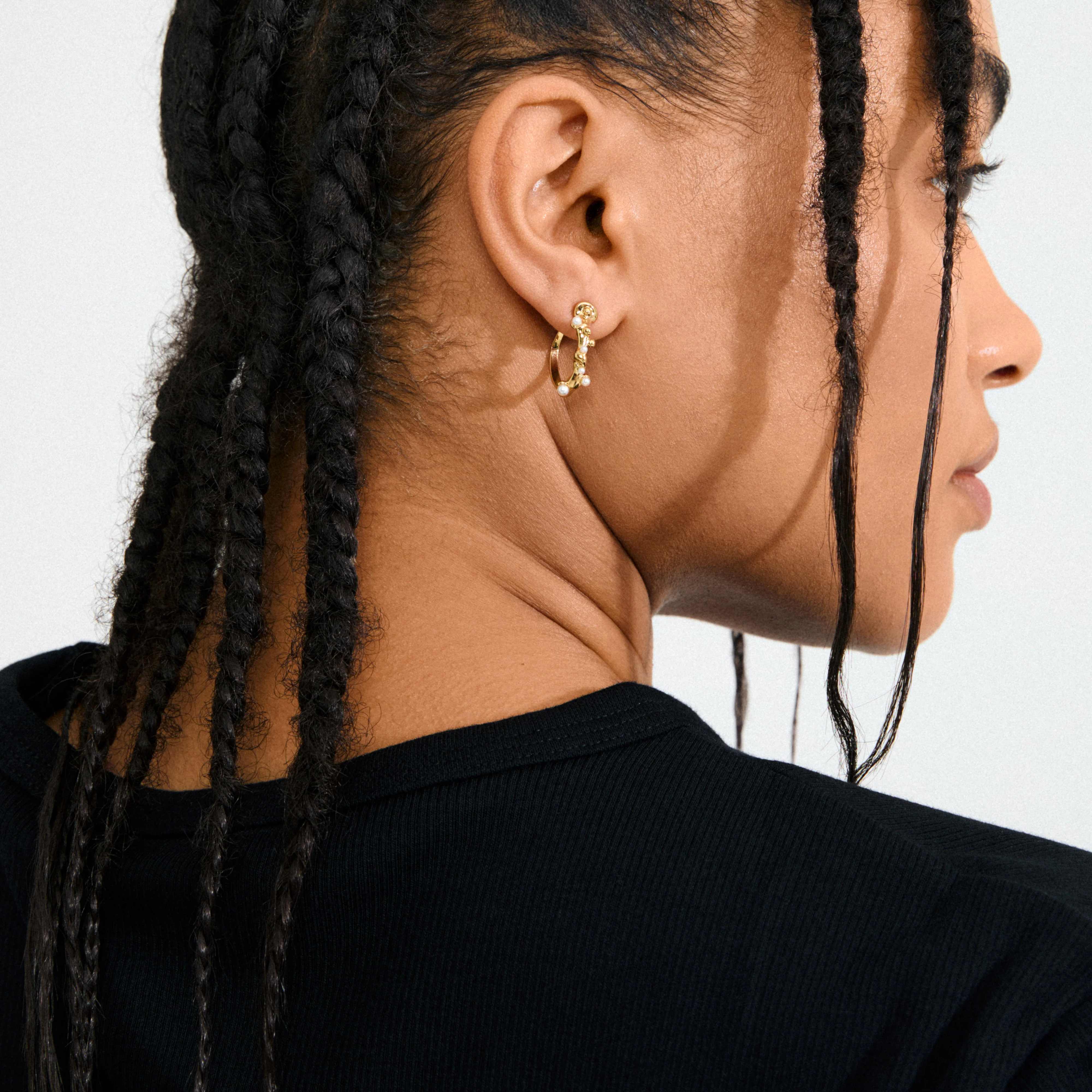 HADLEY earrings gold-plated - Image 2