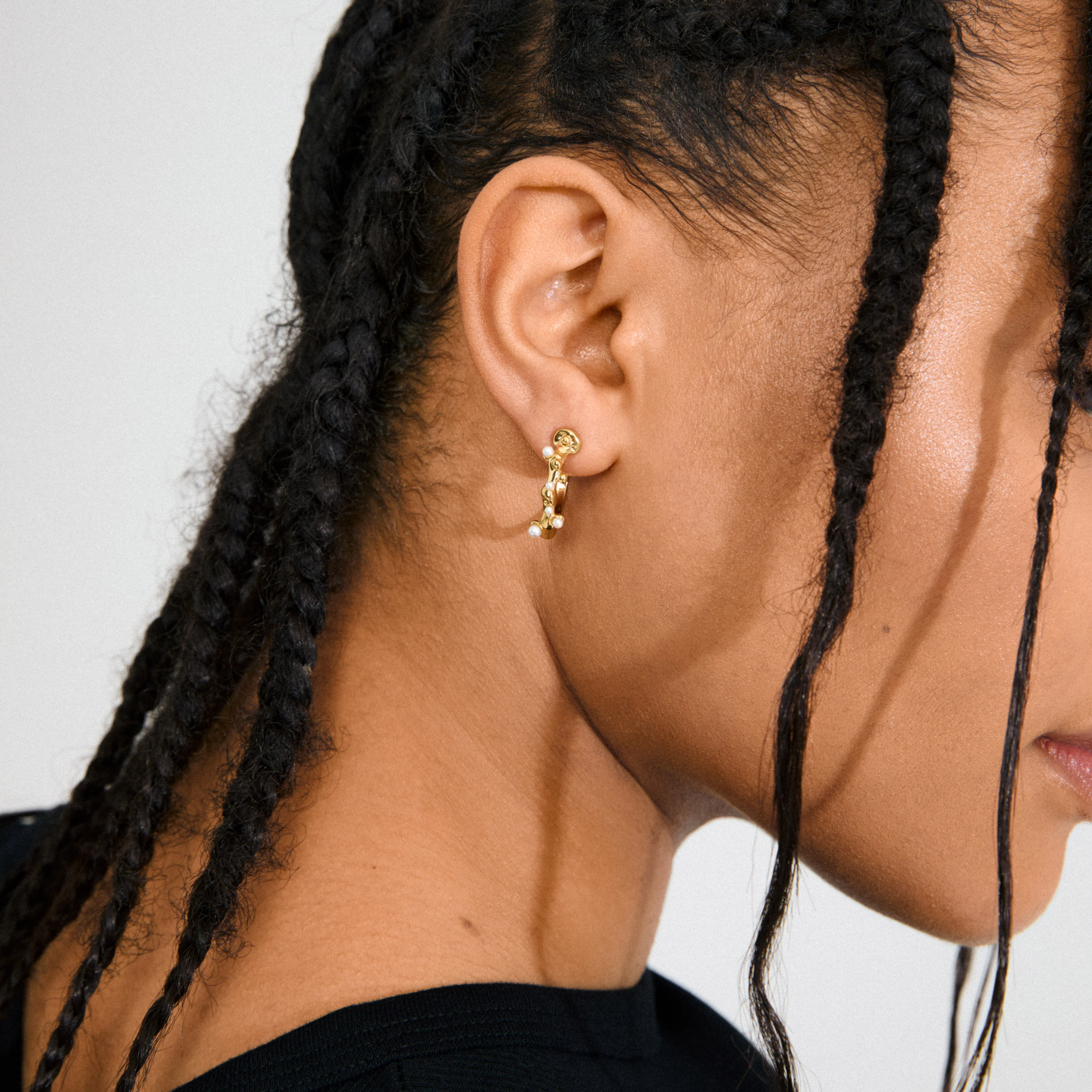 HADLEY earrings gold-plated - Image 3