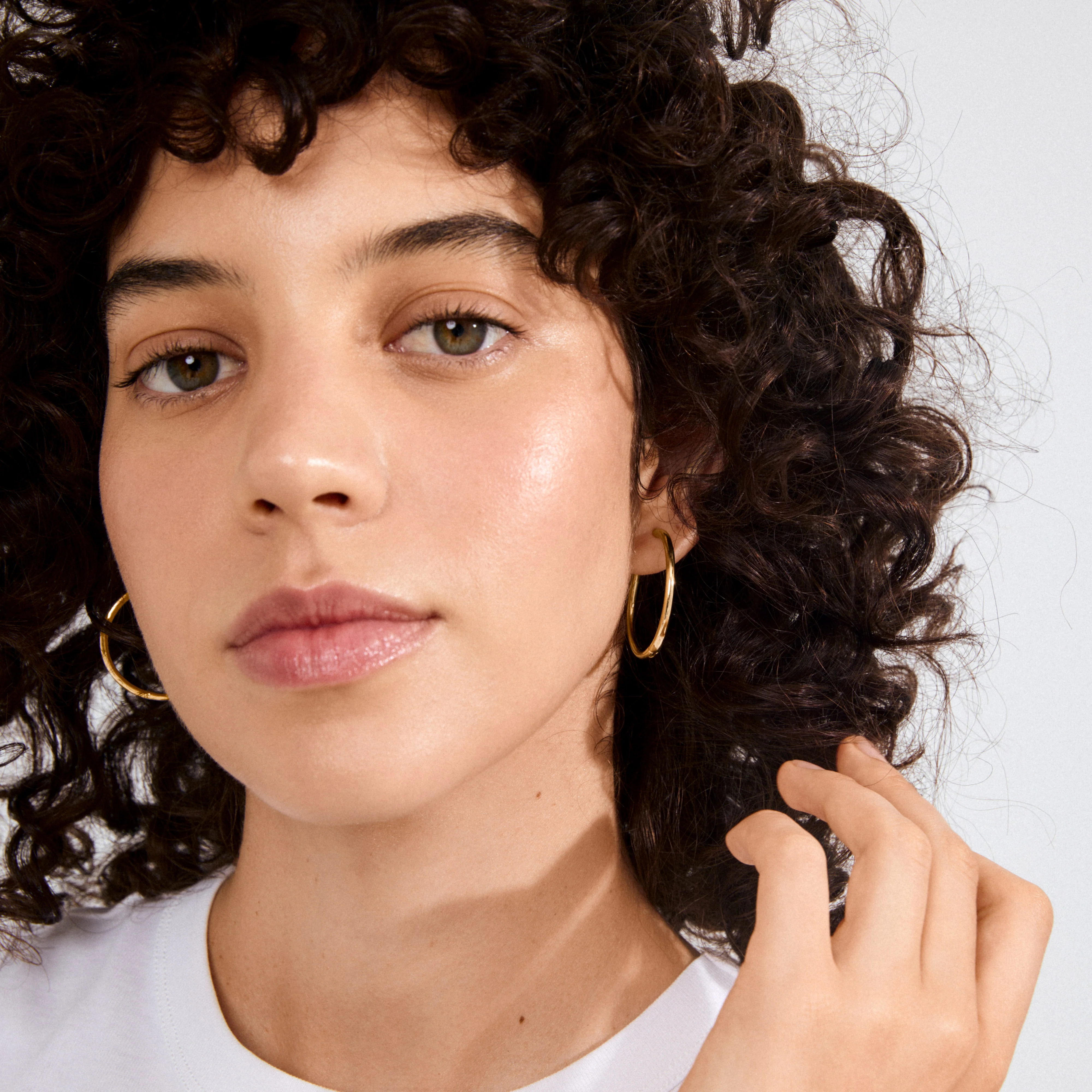 EANNA maxi hoops gold-plated - Image 2