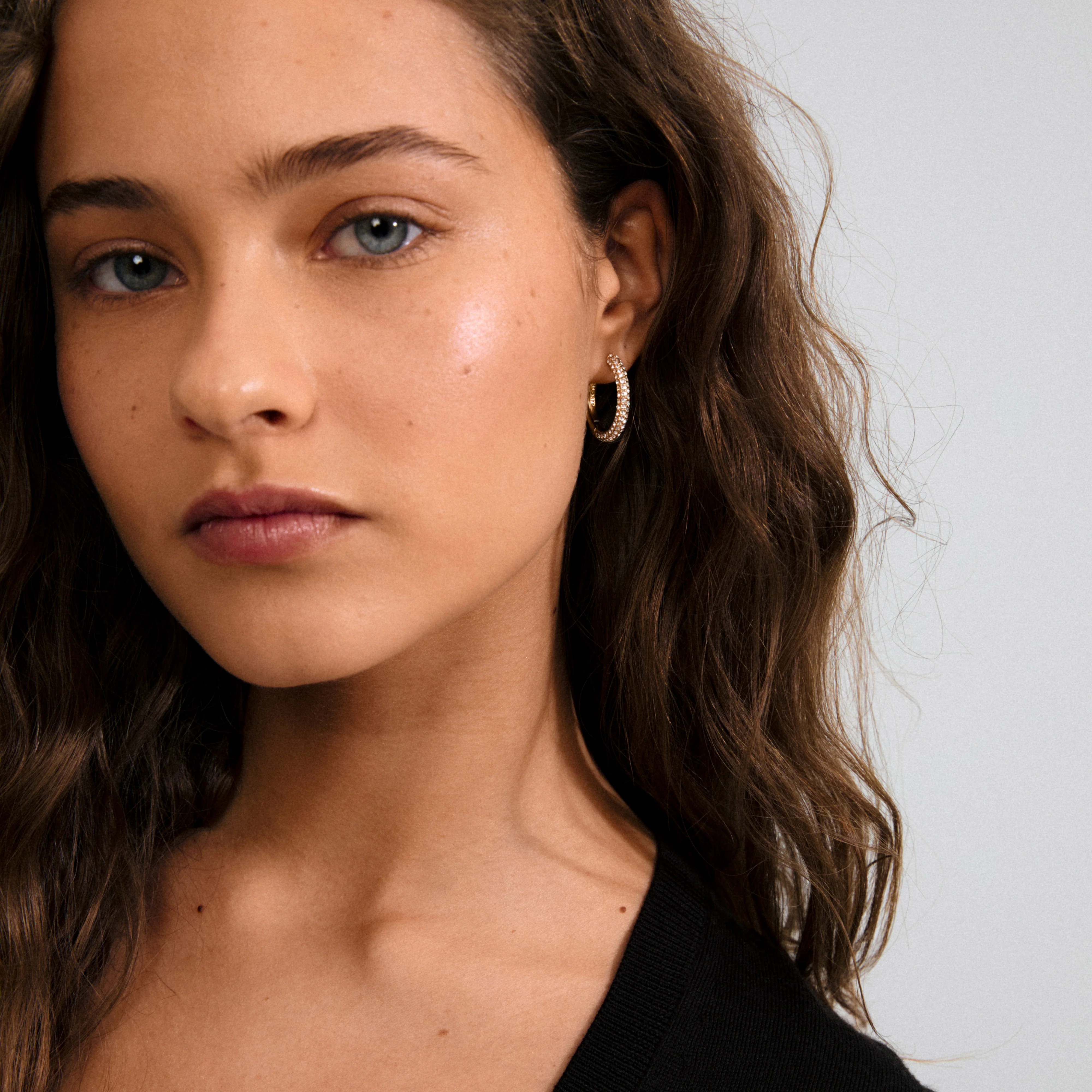 TATUM large hoops gold-plated - Image 2