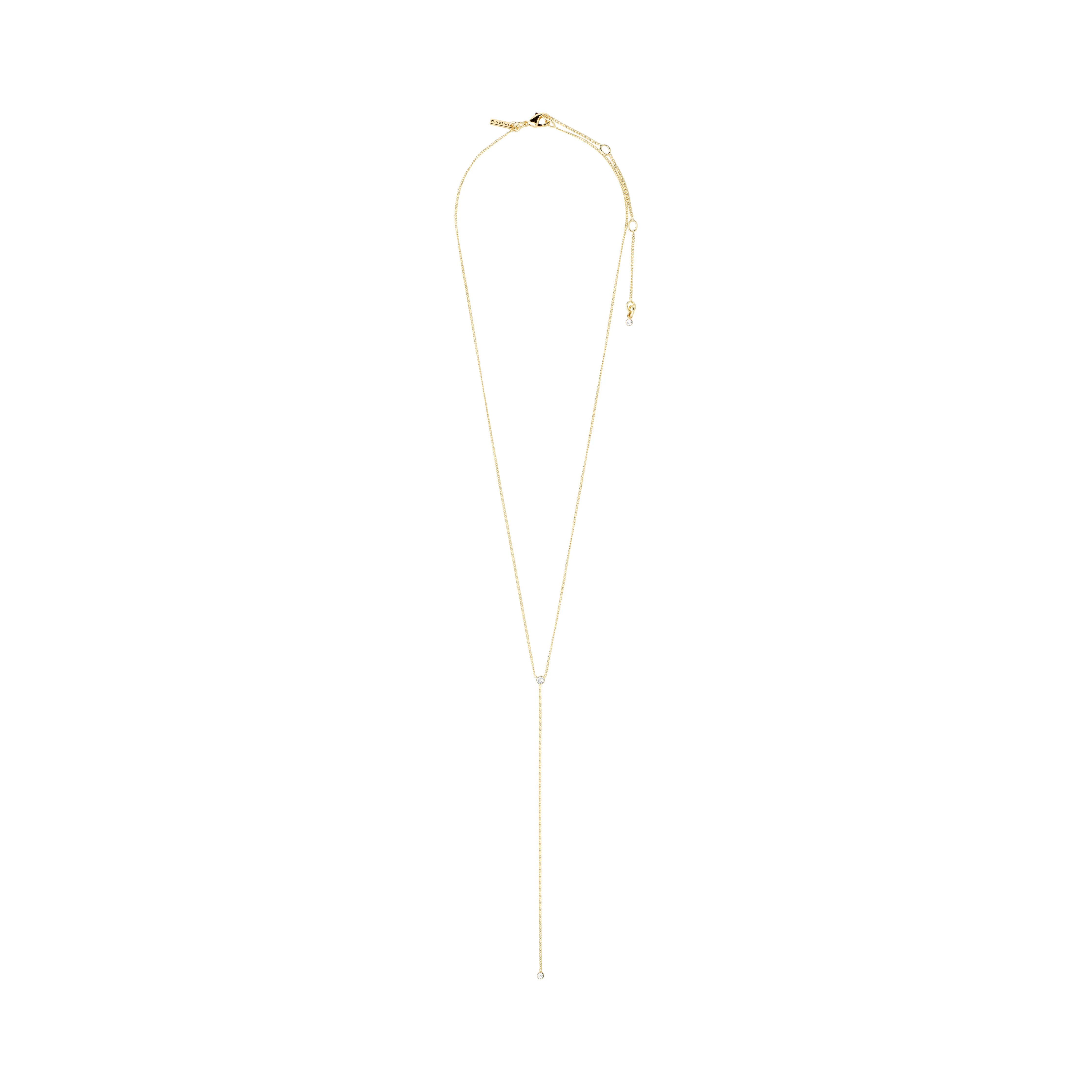 LUMI Y-necklace gold-plated - Image 3