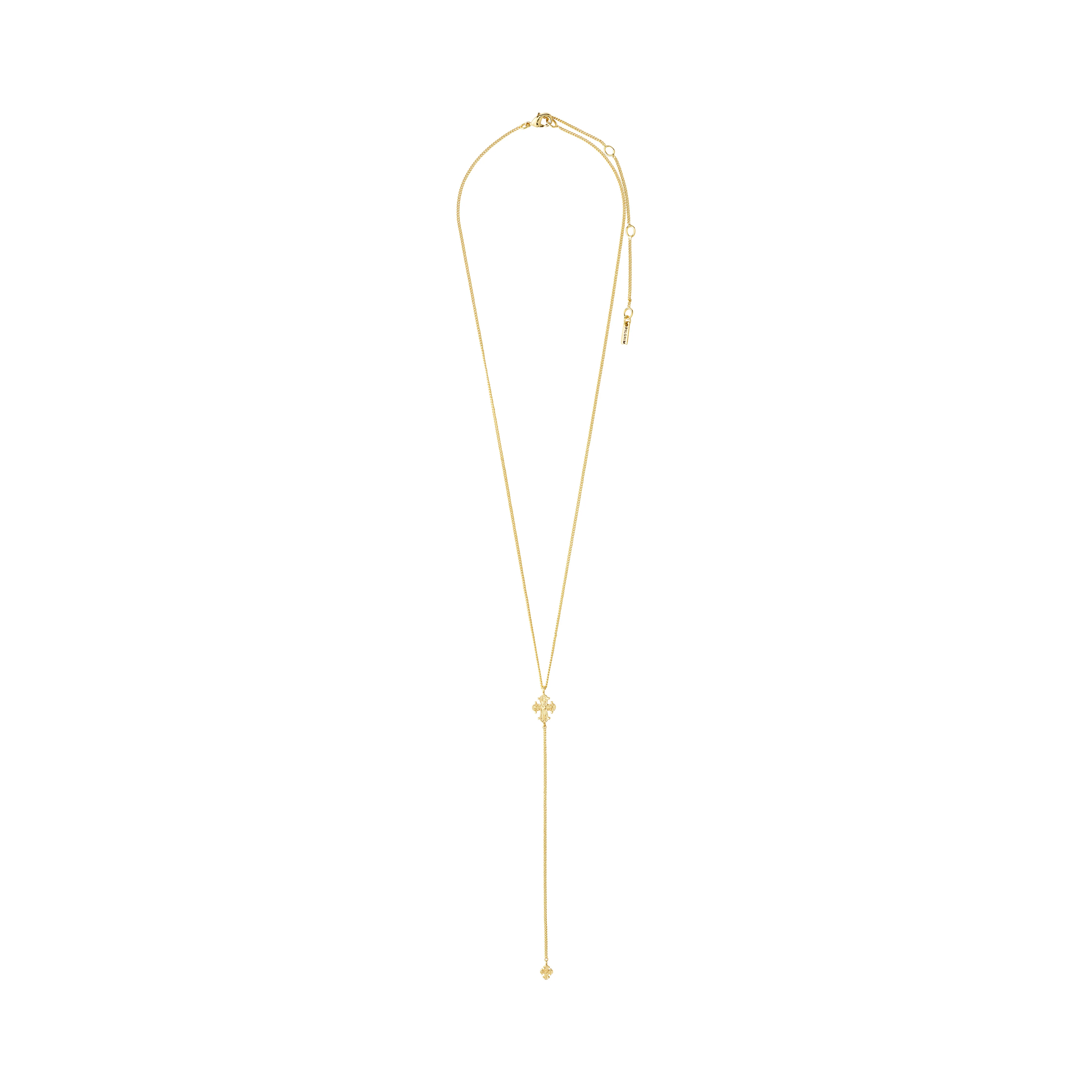 DAGMAR Y-necklace gold-plated - Image 3
