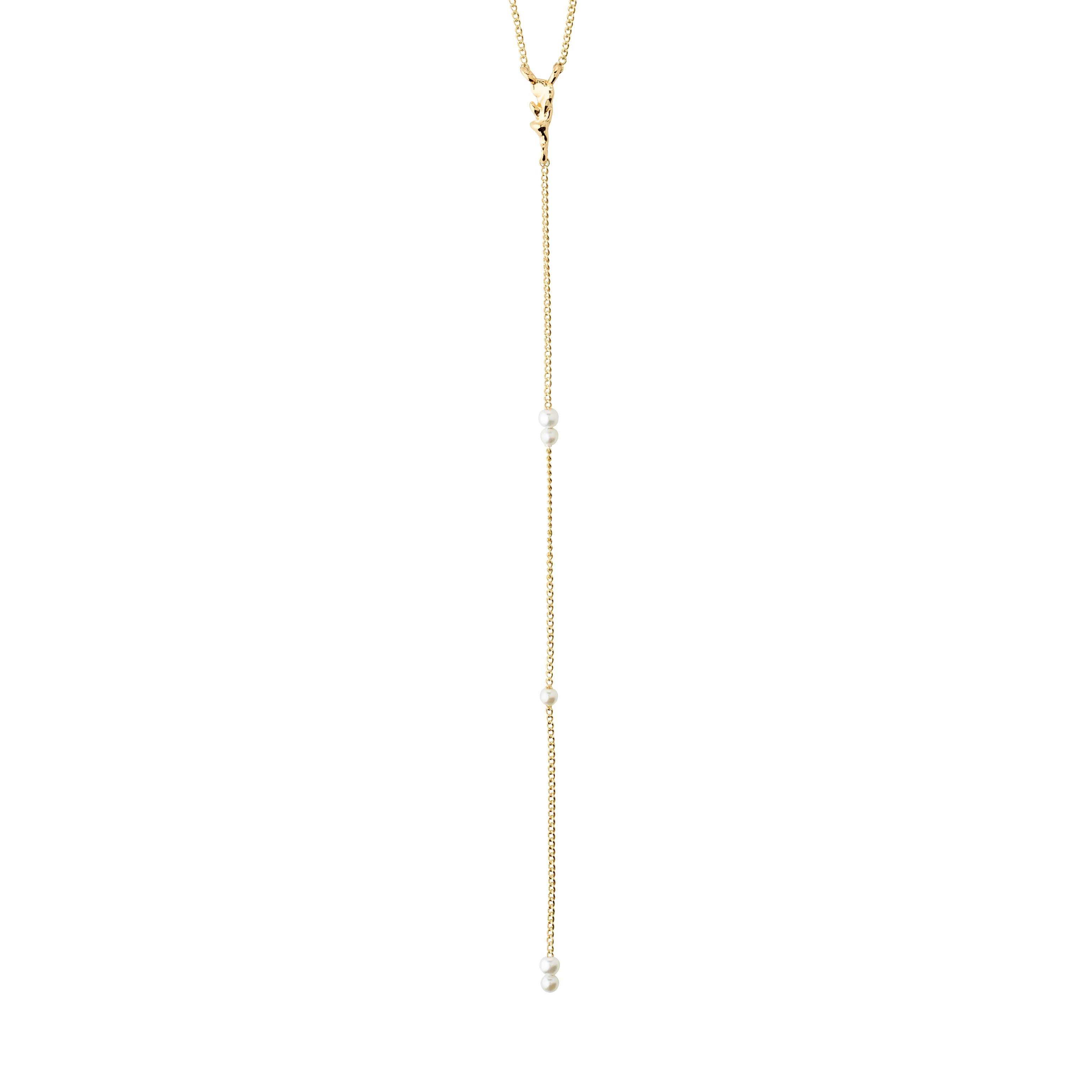 ERON Y-necklace gold-plated